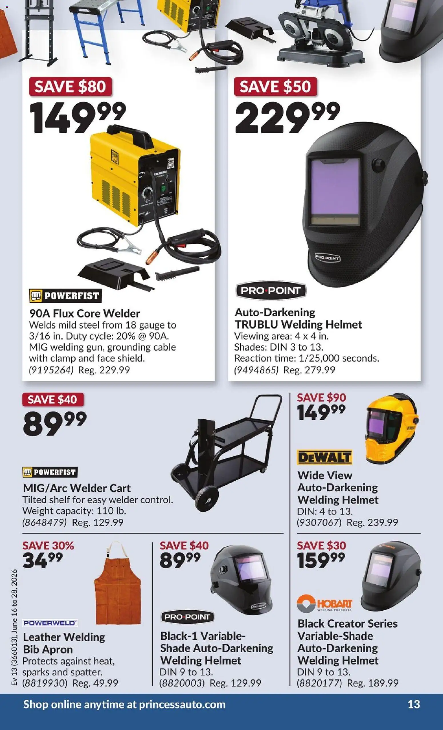 Princess Auto flyer valid from 16.06.2026 | Page: 17 | Products: Cable, Shelf