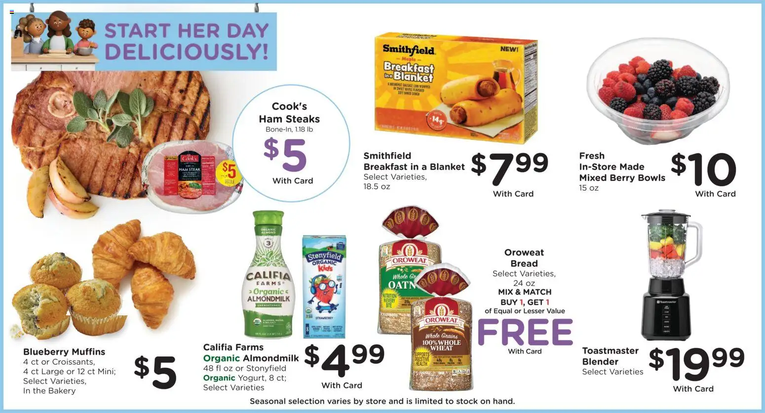 King Soopers Weekly Ad - valid from 06.05.2026 | Page: 7 | Products: Bakery, Blanket, Bread, Ham