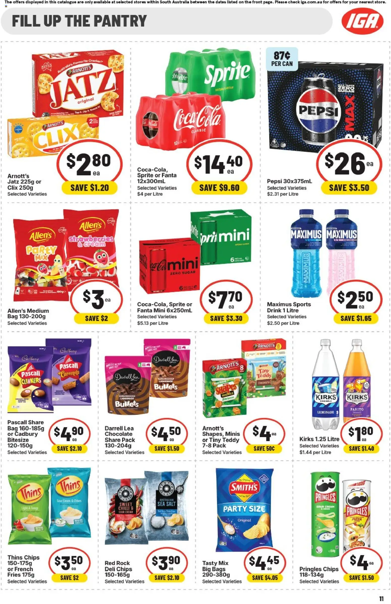 IGA catalogue - valid from 02/09/2026 | Page: 8 | Products: Light, Sugar, Lemonade, Fanta