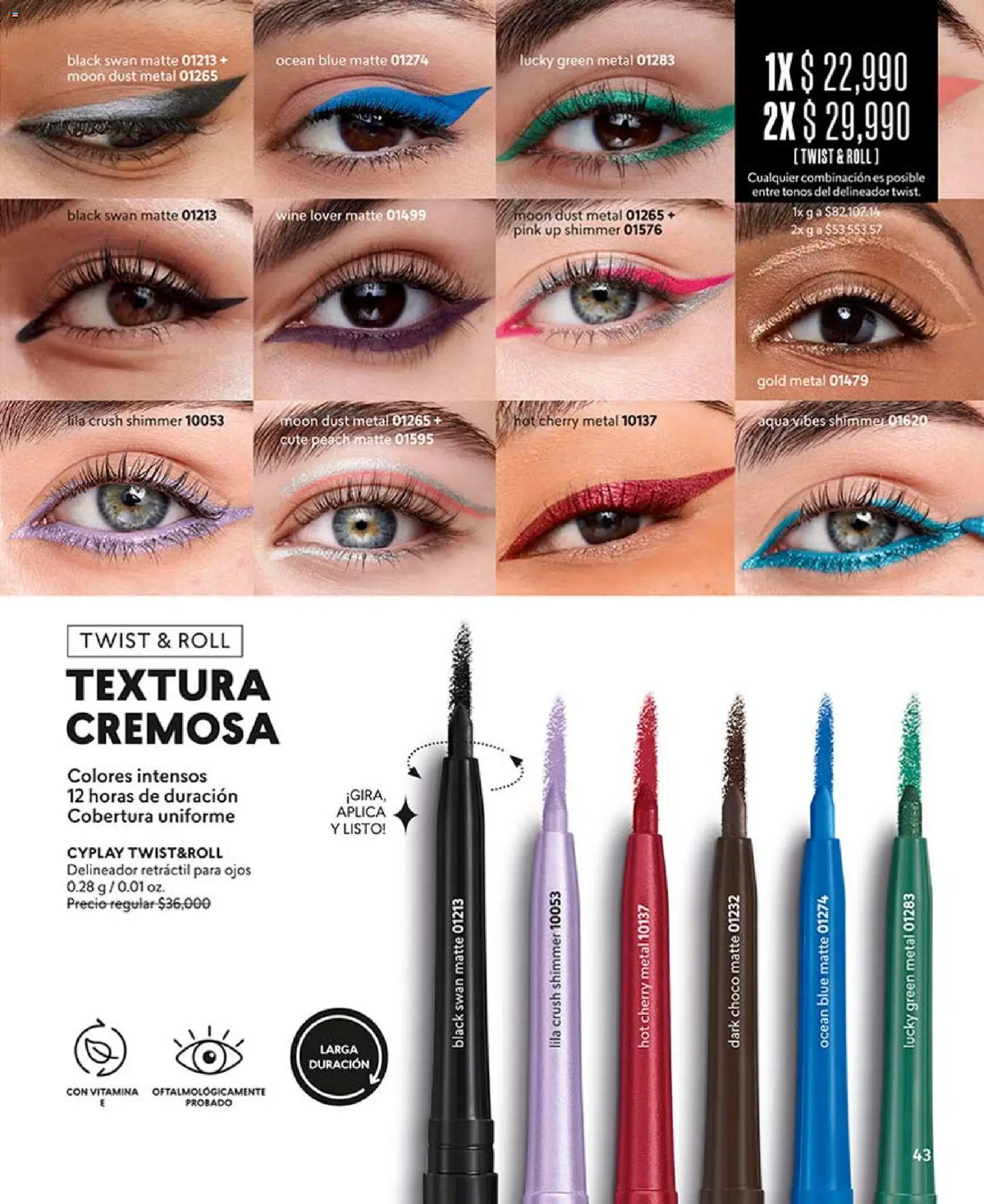 CyZone revista - valida desde el 05.06.2026 | Página: 57 | Productos: Delineador, Combinación