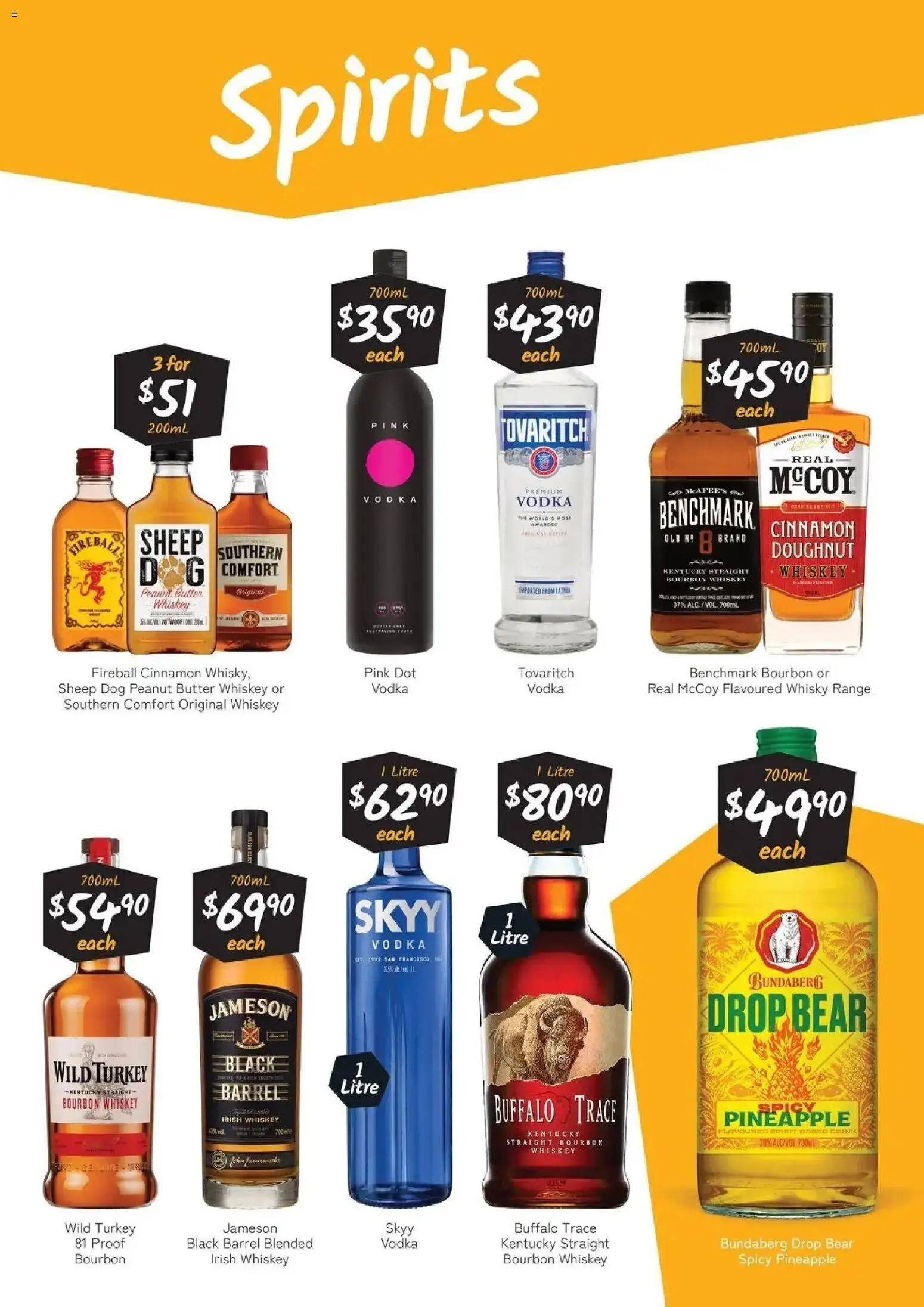 Cellarbrations catalogue - valid from 17.05.2026 | Page: 5 | Products: Pineapple, Bourbon, Vodka, Turkey