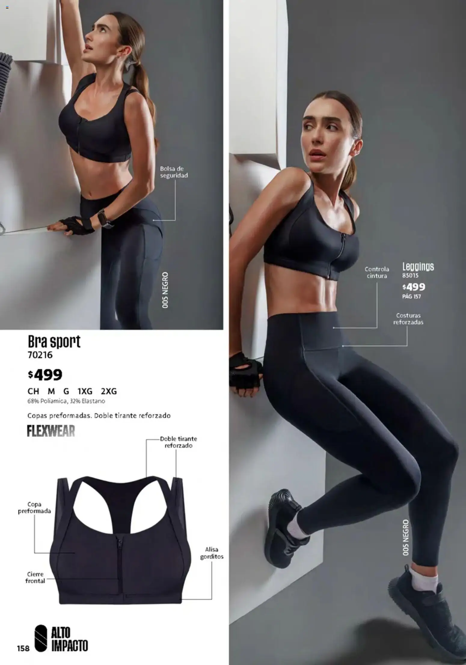 Nuevas ofertas de Ilusión válidas en toda la República Mexicana desde el 01/10/2026. ¡Encuentra las mejores ofertas en Ilusión catálogo Invierno! | Página: 160 | Productos: Leggings, Bolsa