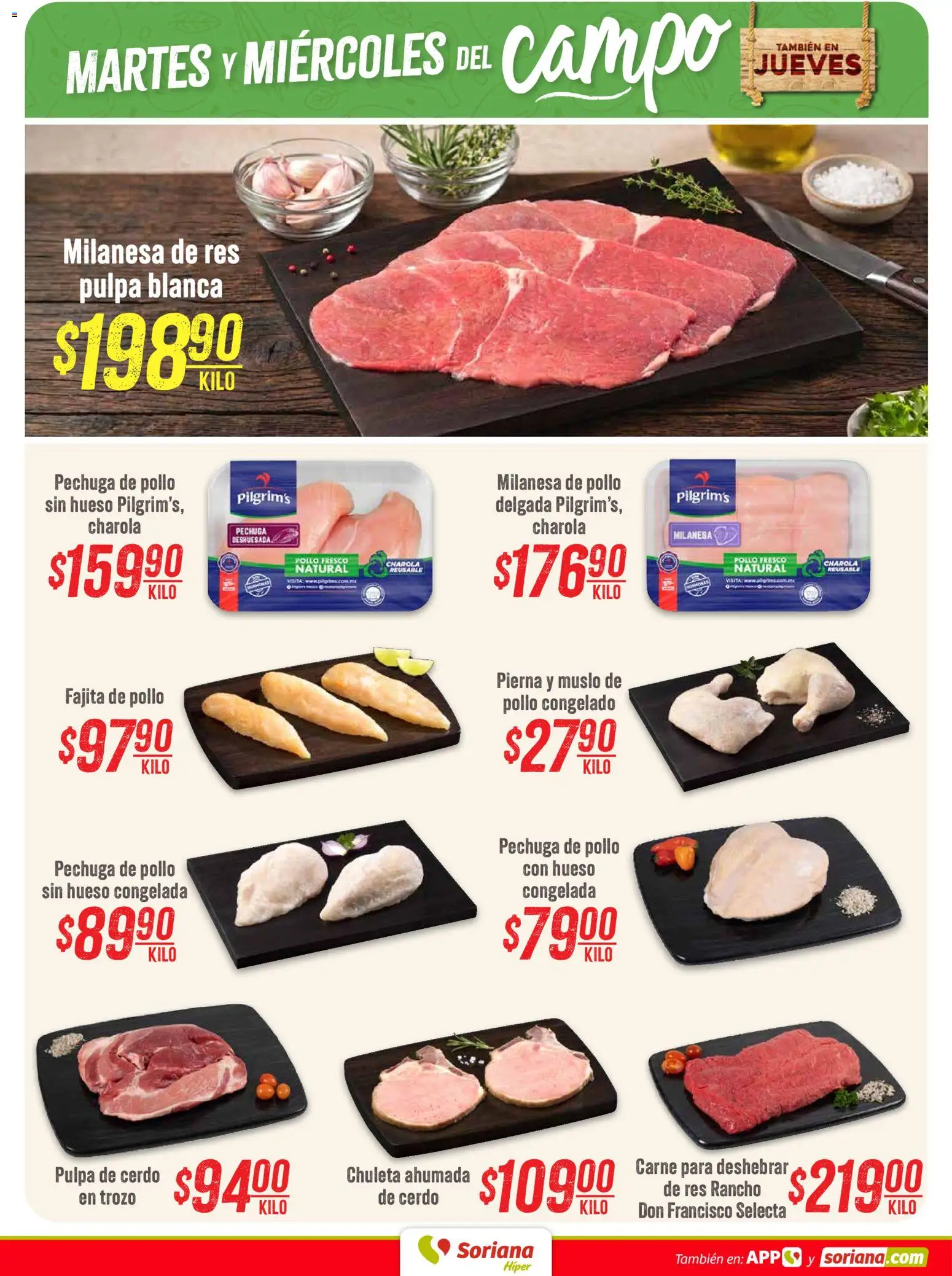 Nuevas ofertas de Soriana válidas en toda la República Mexicana desde el 04/08/2026. ¡Encuentra las mejores ofertas en Soriana Martes y Miércoles del Campo Híper: Tamaulipas (excepto Cd. Victoria y Tampico)! | Página: 4
