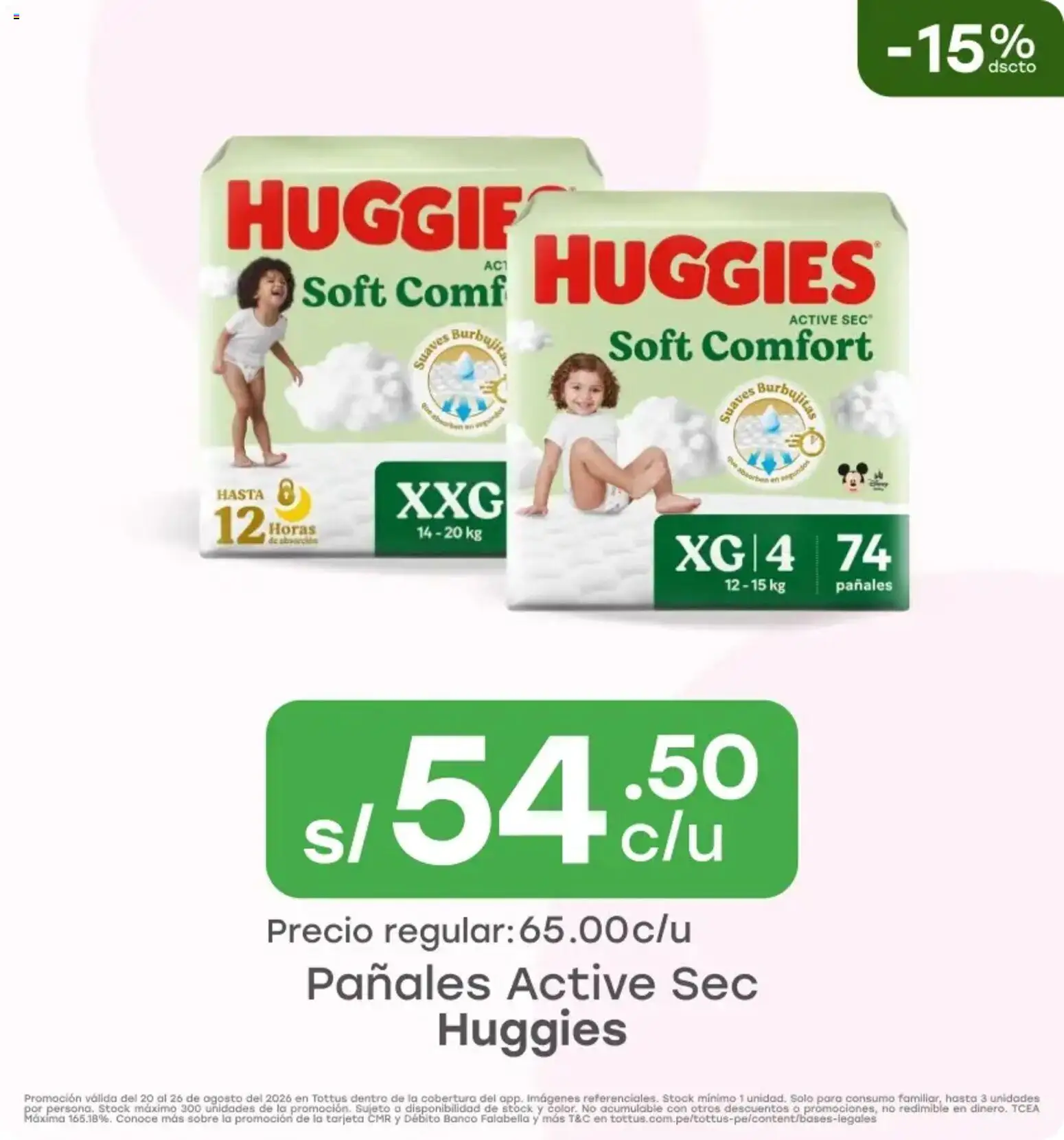 Catálogo Tottus válido desde 20/08/2026 | Página: 3 | Productos: Pañales