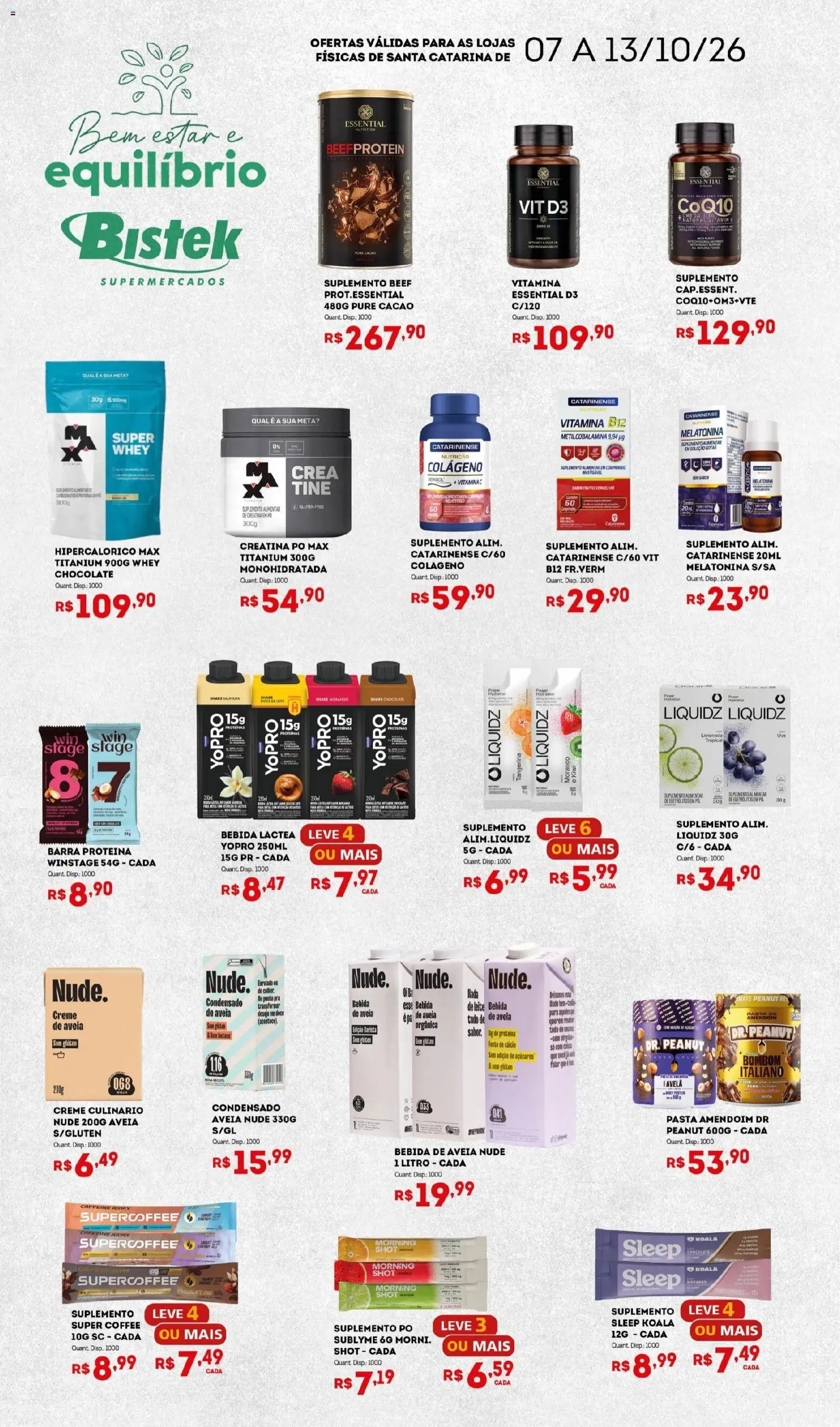 Bistek Supermercados Folheto - válido de 07/10/2026 | Página: 1