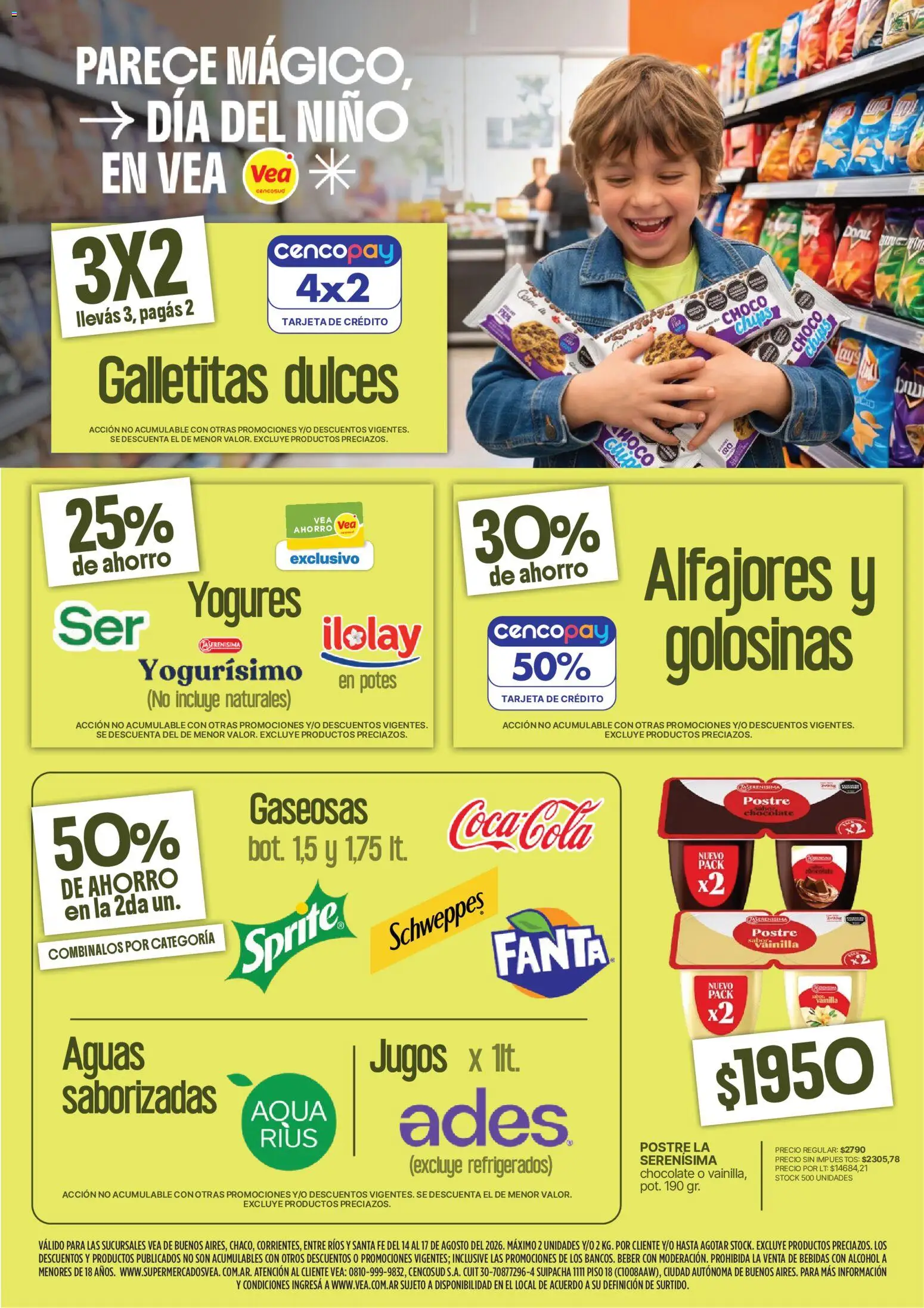 Vea - Fin de semana de ahorro │ válido desde el 14/08/2026 | Página: 2 | Productos: Fanta, Bebidas, Dulces, Alcohol
