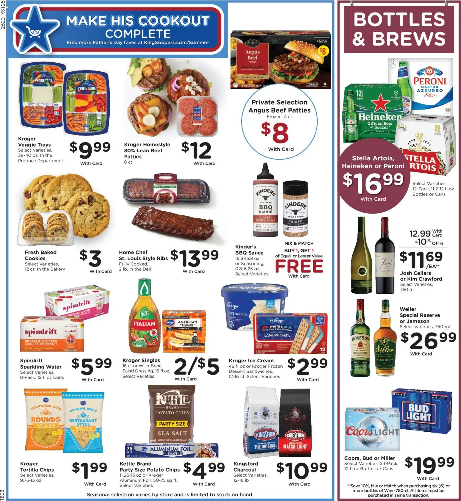 King Soopers Weekly Ad - valid from 17.06.2026 | Page: 4 | Products: Bakery, Beef, Cream, Cookies