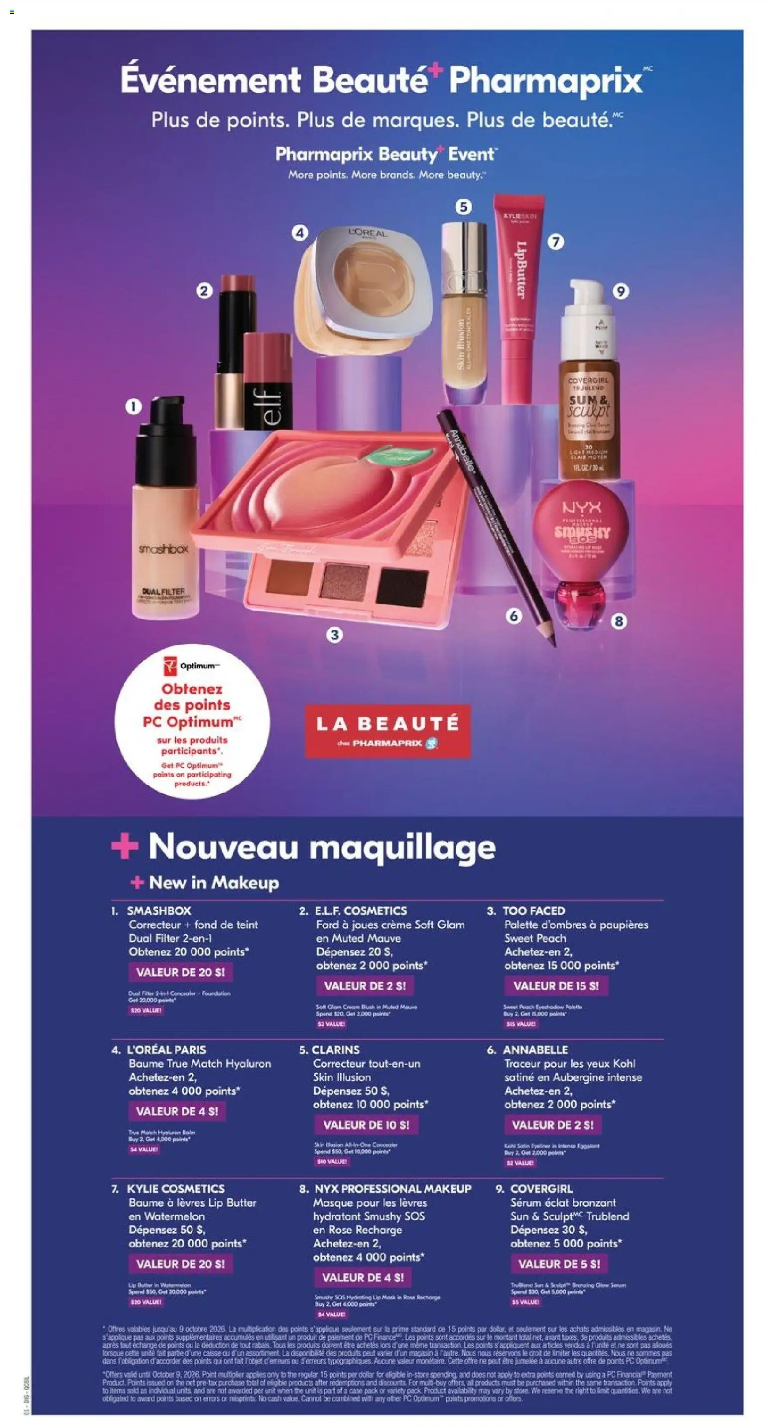 Pharmaprix flyer valid from Sep 12, 2026 | Page: 22 | Products: Case, Fan, Blush, Watermelon