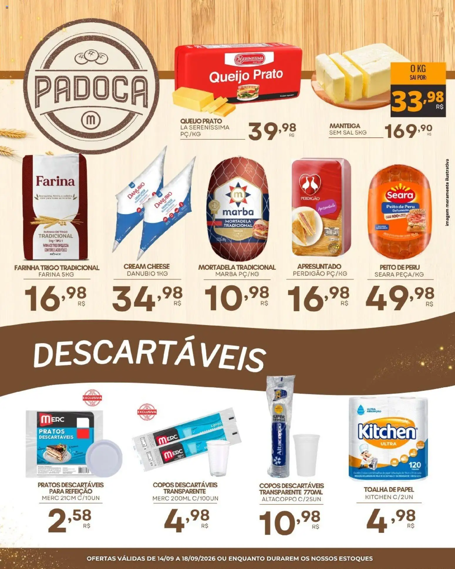 Mercadão Atacadista Folheto - válido de 14/09/2026 | Página: 2 | Produtos: Alho, Tomate, Linguiça, Bacon