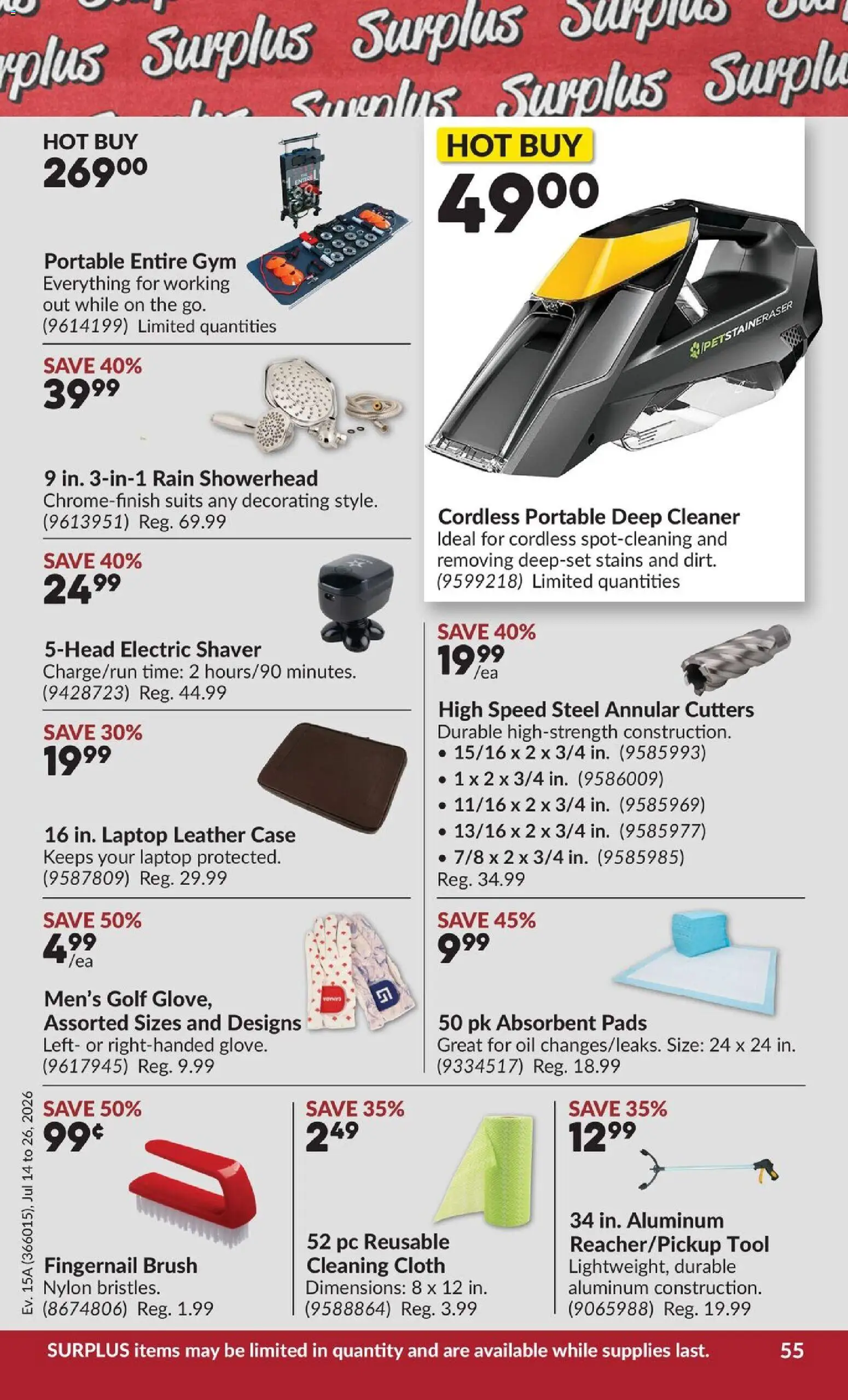 Princess Auto flyer valid from Jul 14, 2026 | Page: 68 | Products: PC, Case, Shaver, Brush