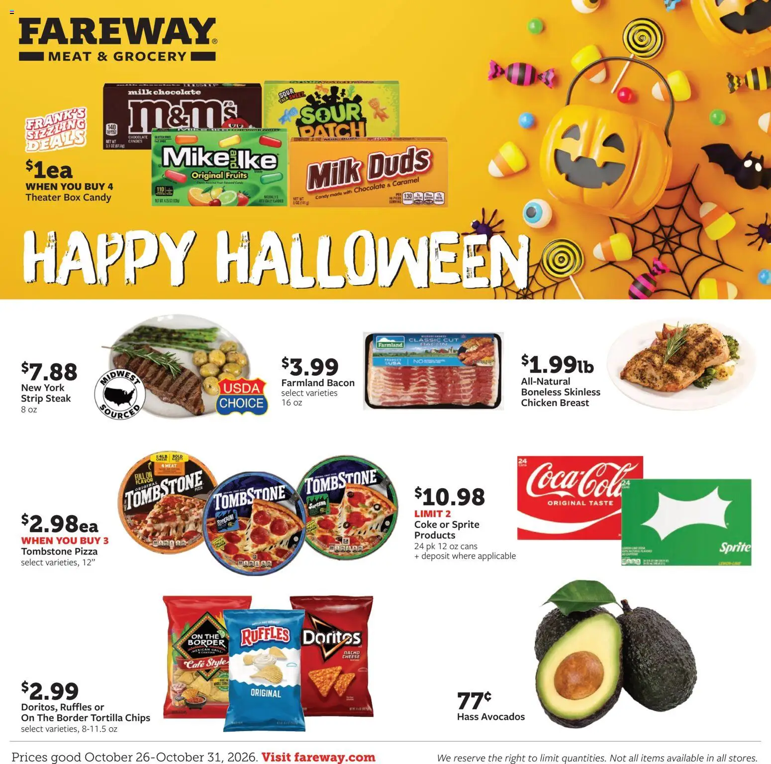 Fareway Weekly Ad - valid from 10/26/2026 | Page: 1