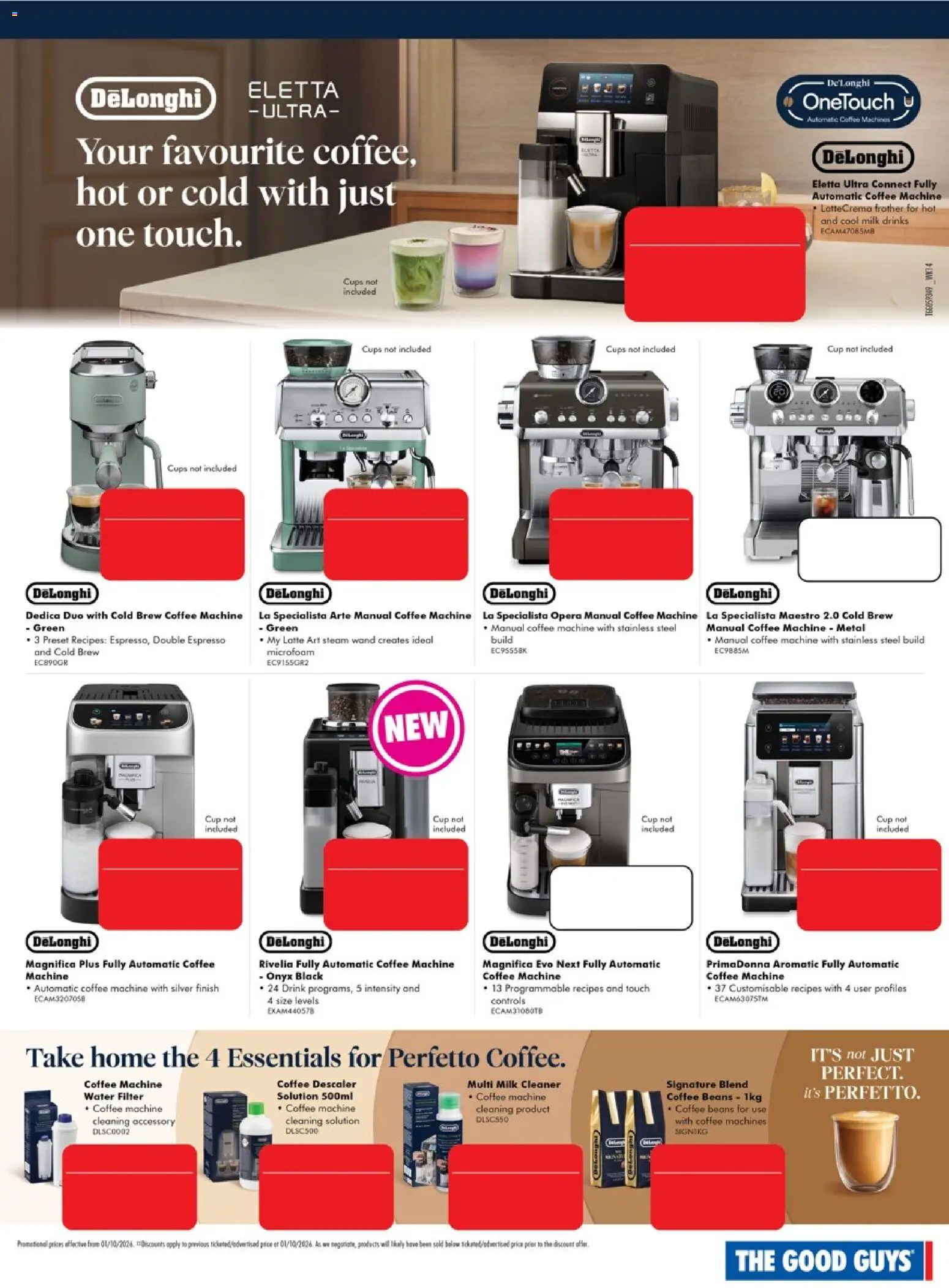The Good Guys catalogue - valid from 01/10/2026 | Page: 5 | Products: Drinks, Cleaner, Milk, Water