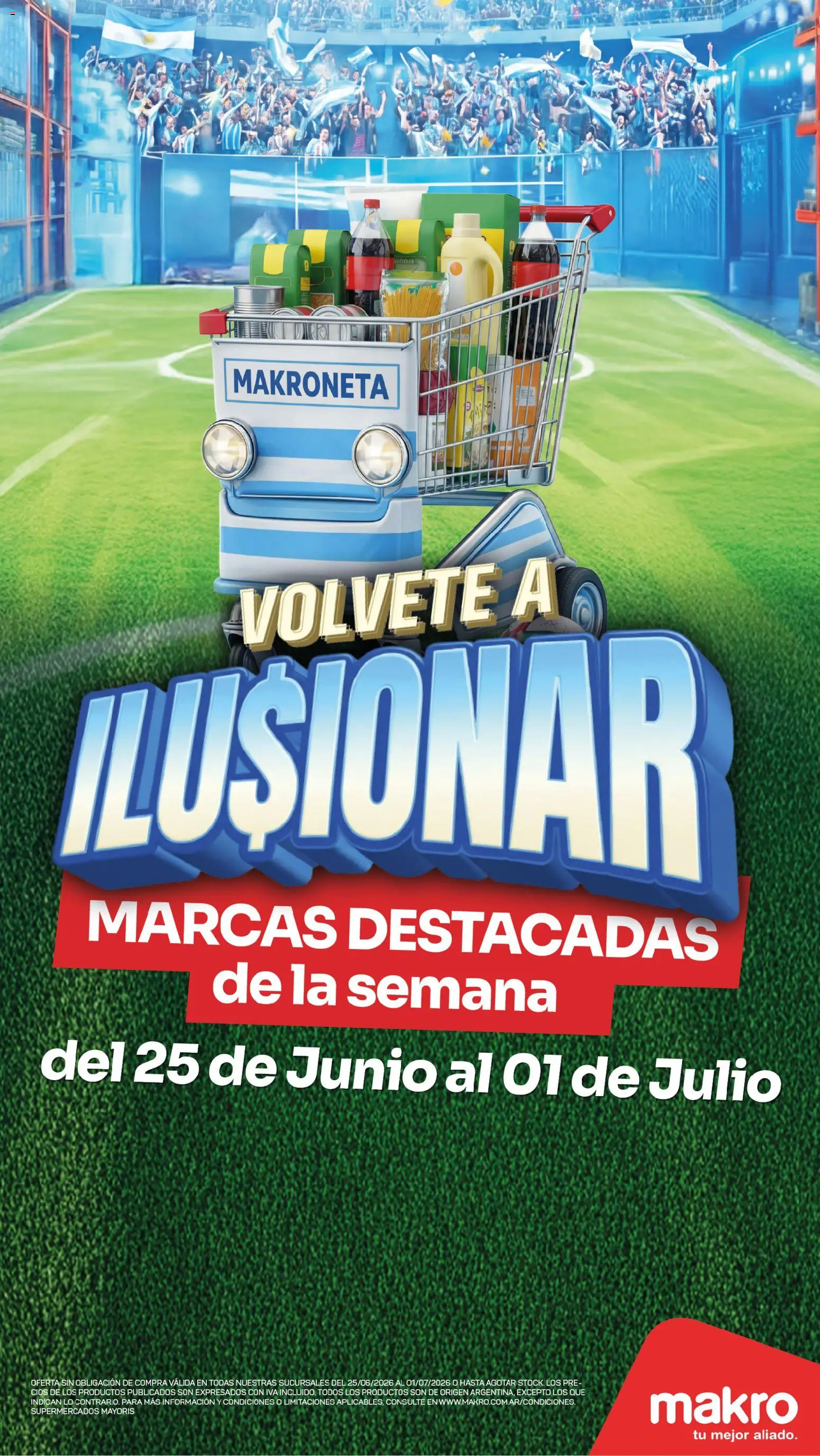 Makro ofertas Makro VOLVETE A ILUSIONAR │ válido desde el 25/06/2026 | Página: 1