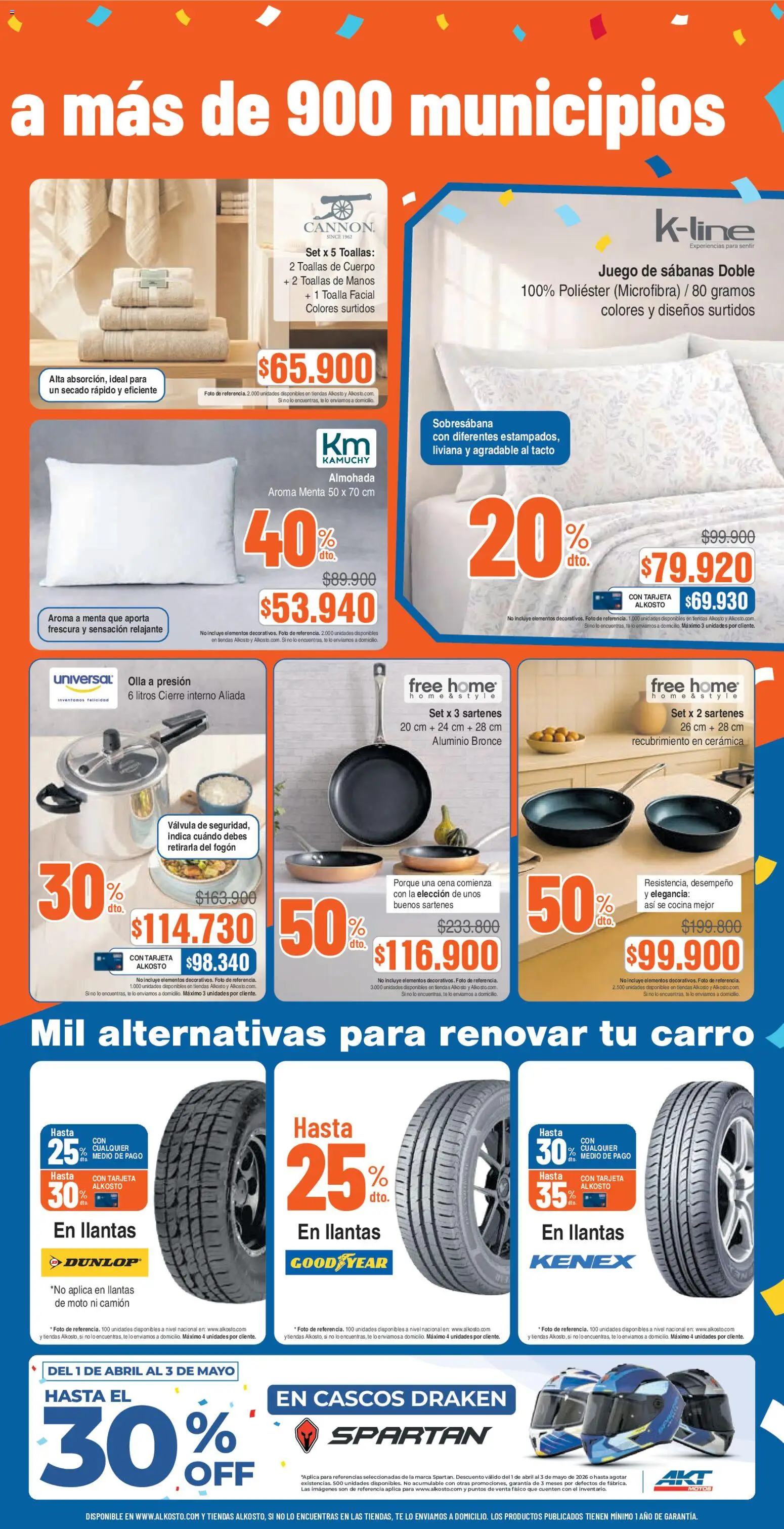 Ktronix revista - valida desde el 18.04.2026 | Página: 7 | Productos: Sabanas, Juego, Válvula, Olla