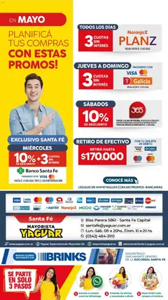 Vista previa Yaguar - Oferta Semanal Santa Fé válido desde el 04.05.2026 | Página: 18 | Productos: Banco