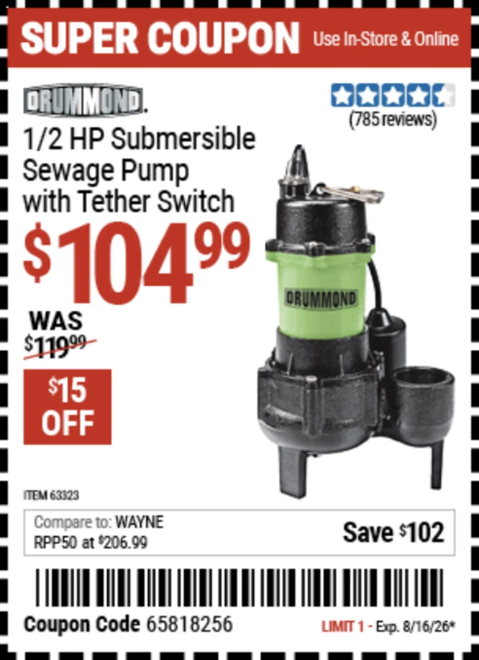 Harbor Freight Weekly Ad - valid from 08/03/2026 | Page: 21 | Products: Pump, Switch