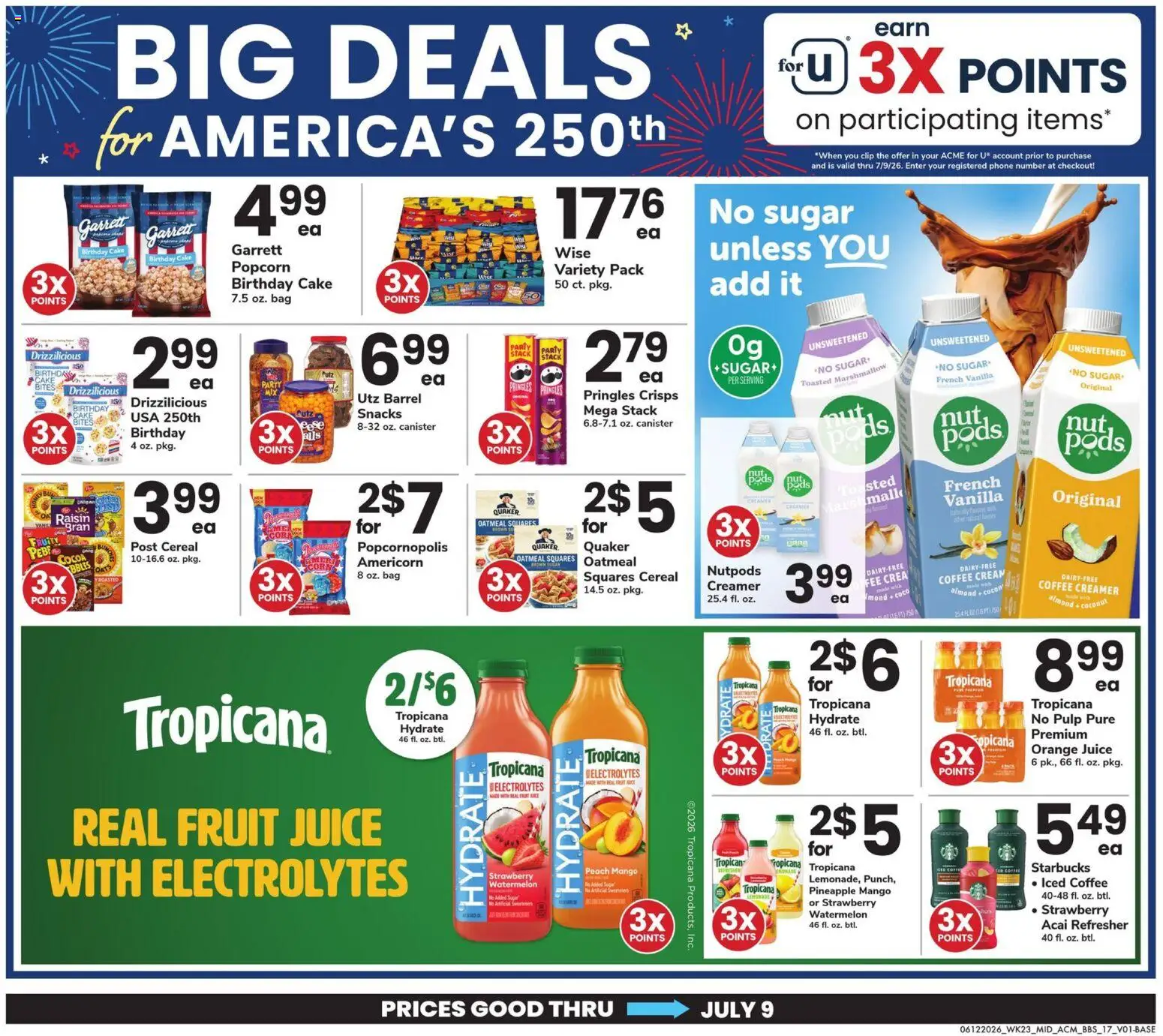 Acme Big Book of Savings - valid from 12.06.2026 | Page: 17 | Products: Clip, Juice, Sugar, Bag