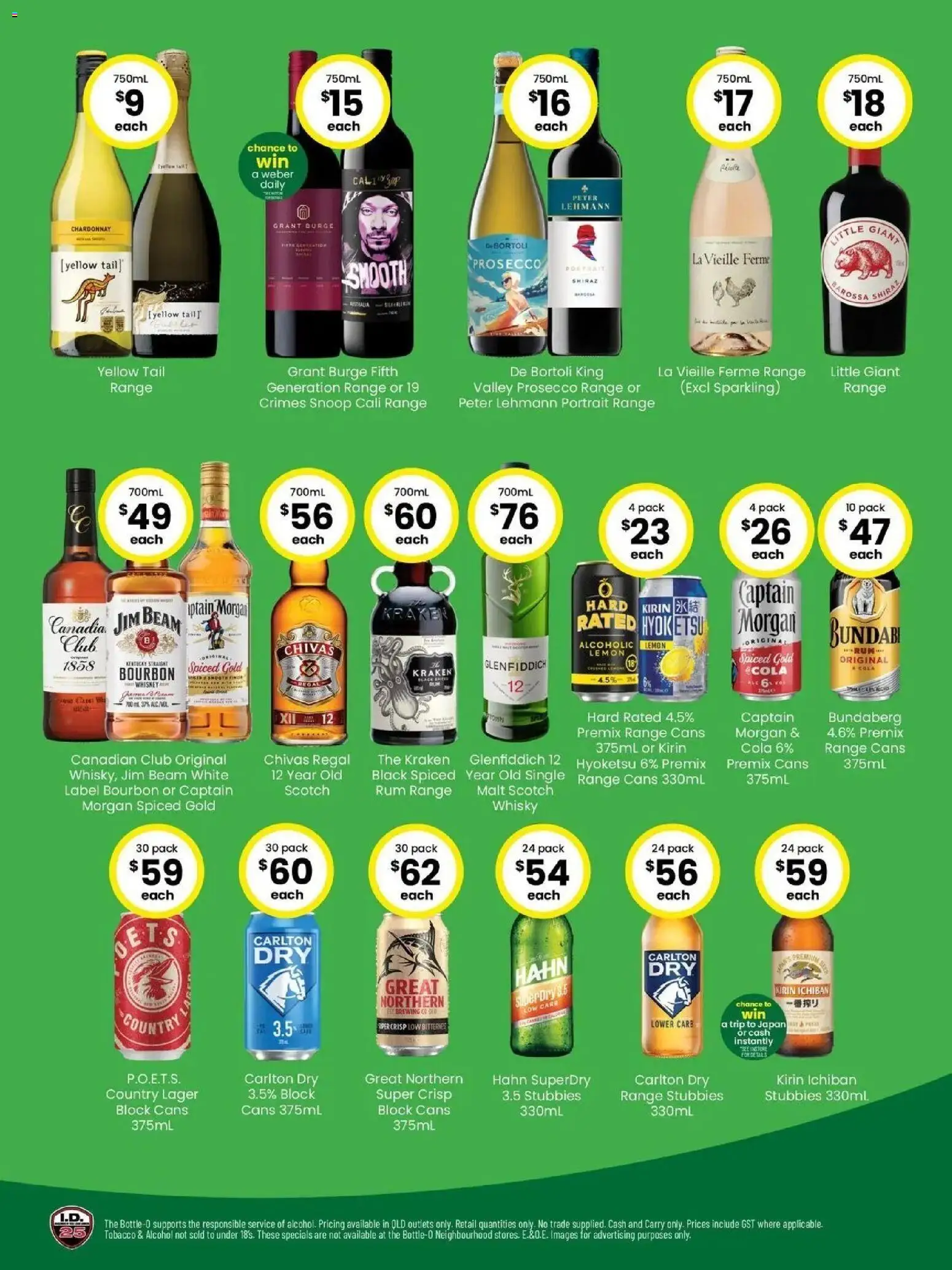 The Bottle-O catalogue - valid from 08.06.2026 | Page: 2 | Products: Bourbon, Whiskey, Rum, Scotch