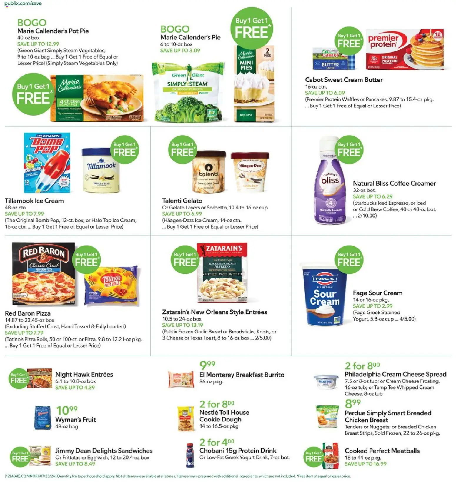 Publix Weekly Ad - valid from 07/22/2026 | Page: 12