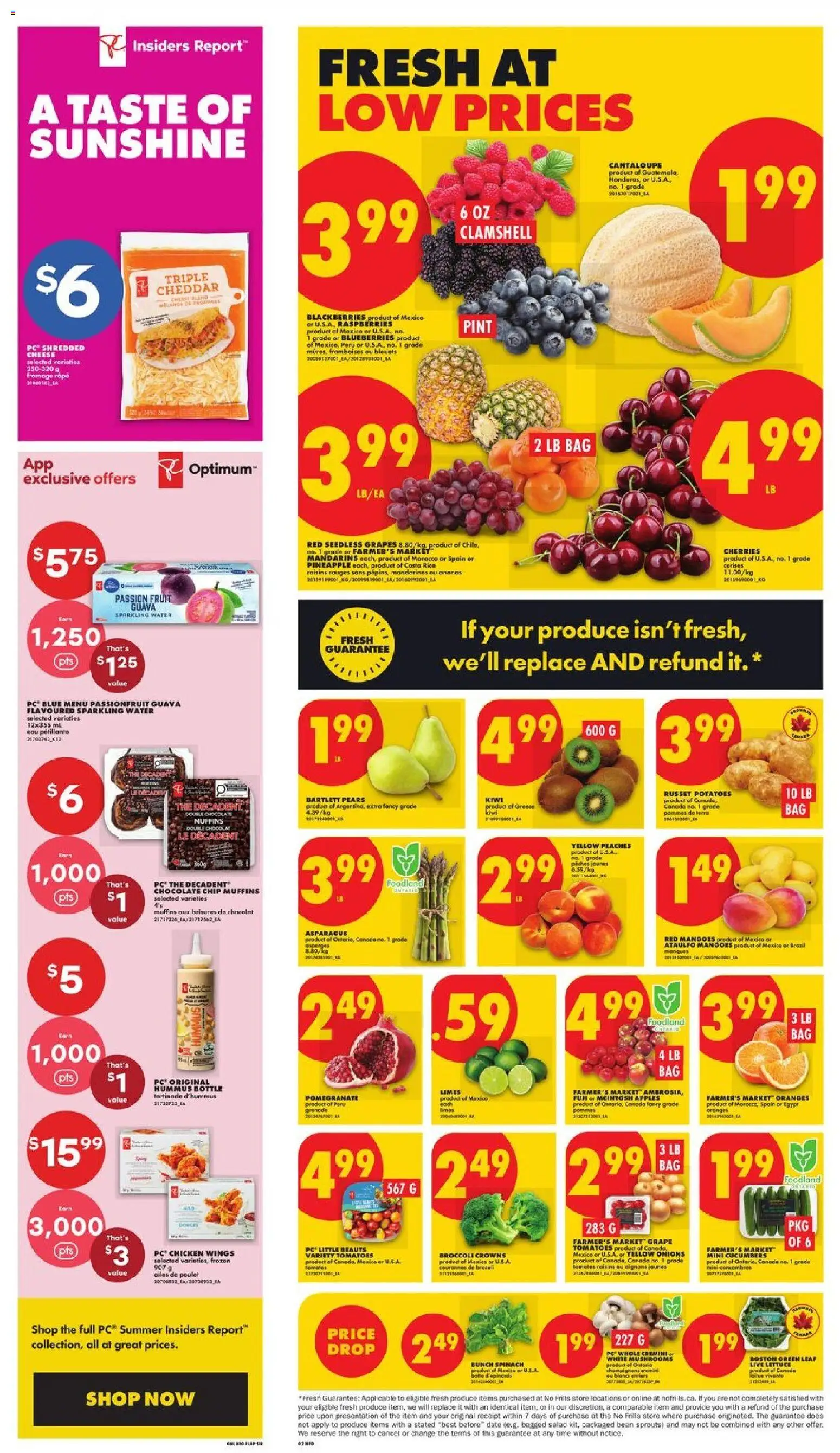 No Frills flyer valid from 21.05.2026 | Page: 2 | Products: Chicken wings, PC, Chocolate, Oranges