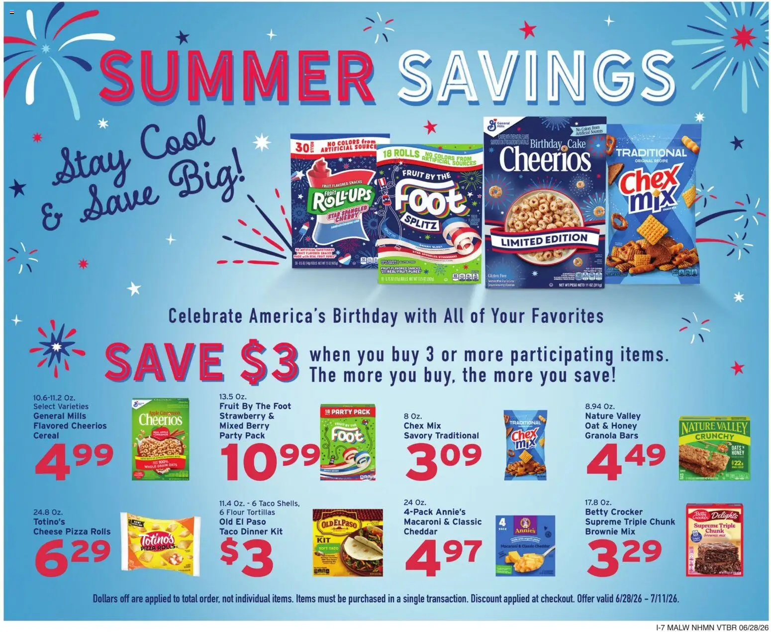 Hannaford Weekly Ad - valid from 06/28/2026 | Page: 16 | Products: Cheese, Pizza, UPS