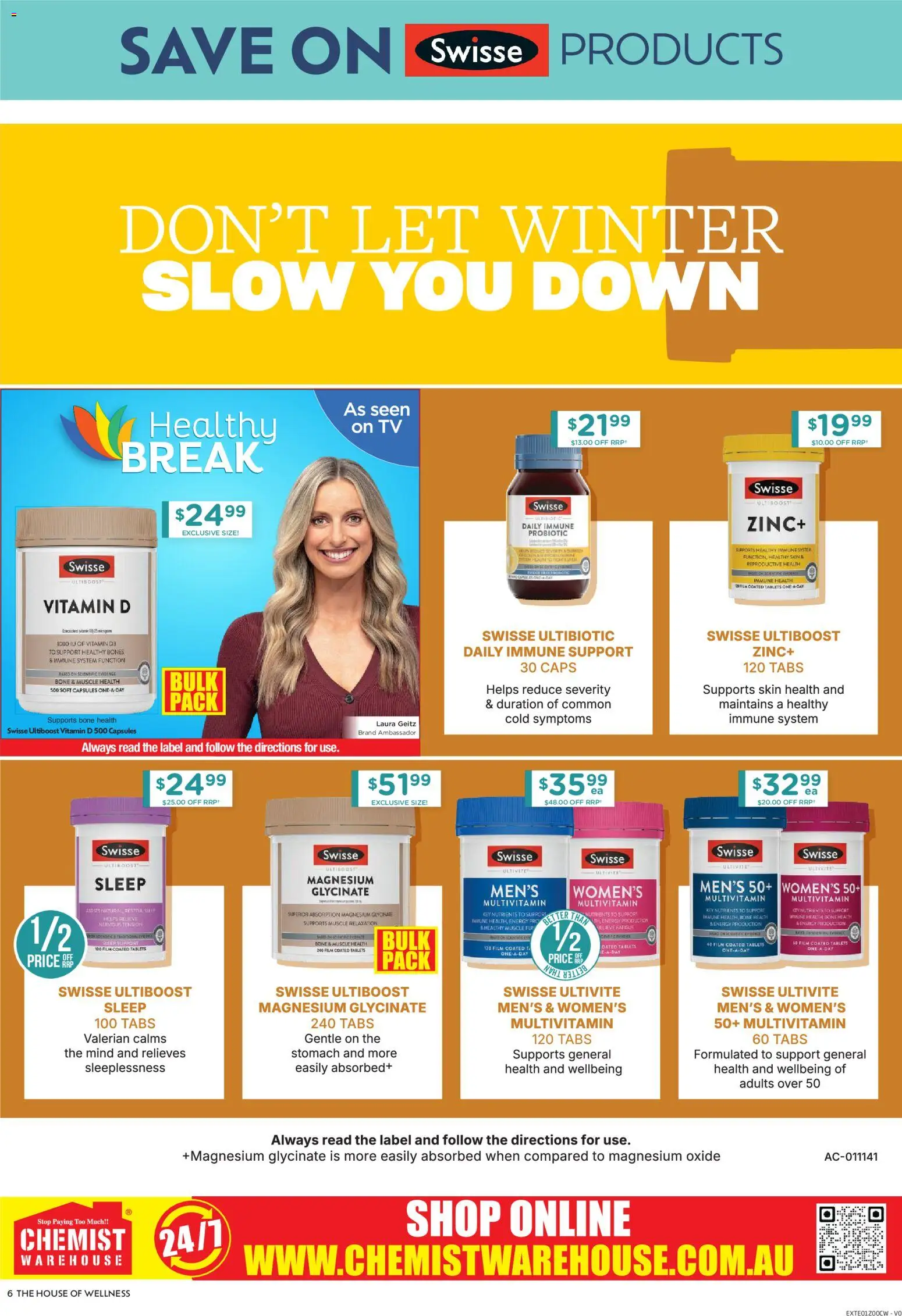 Chemist Warehouse catalogue - valid from 17/07/2026 | Page: 6 | Products: Nutrients, Tablets, Vitamin, Zinc