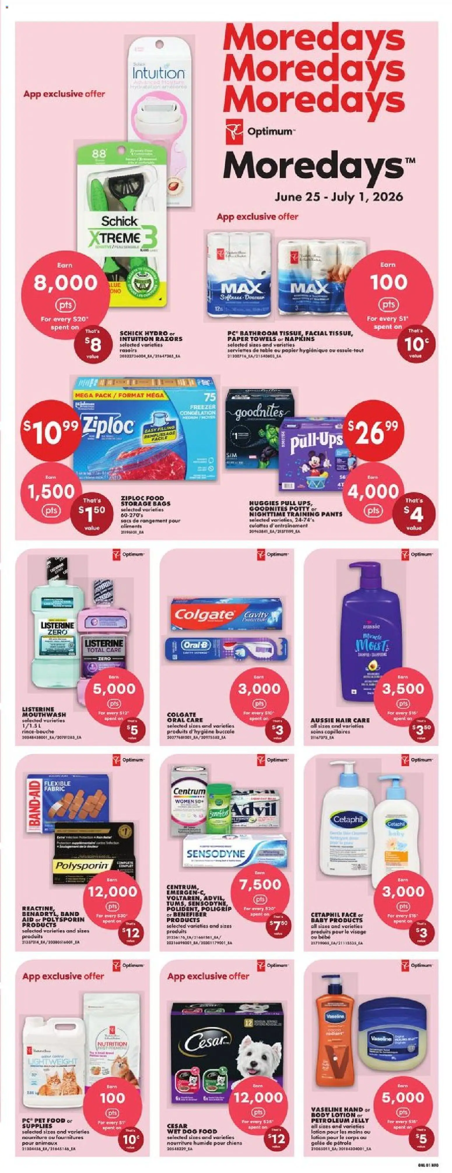 No Frills flyer valid from Jun 25, 2026 | Page: 5 | Products: Freezer, Body lotion, Mouthwash, Pants