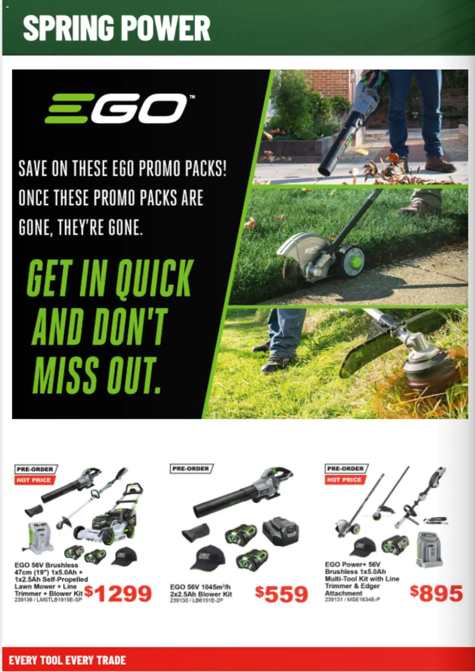 Total Tools catalogue - valid from 01/10/2026 | Page: 8 | Products: Lawn mower, Mower