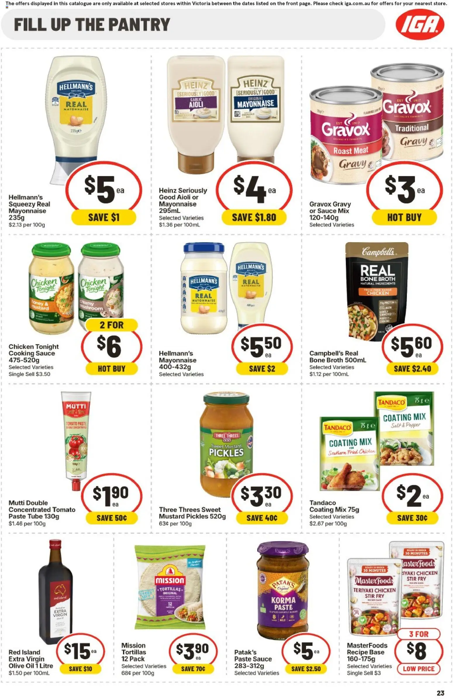 Ritchies catalogue - valid from 22/07/2026 | Page: 21 | Products: Oil, Chicken, Mustard, Olive oil