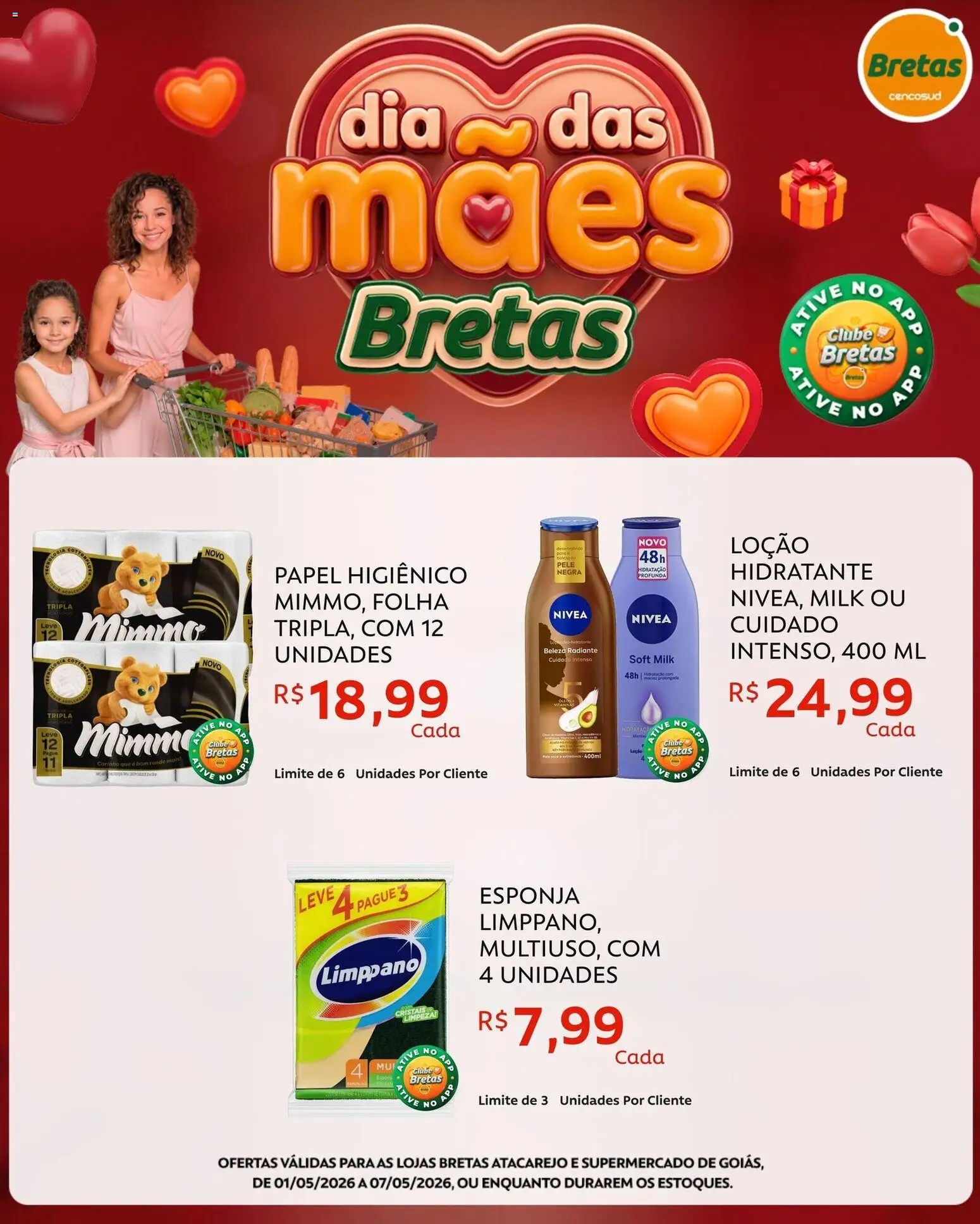 Bretas Folheto - válido de 01.05.2026 | Página: 8 | Produtos: Esponja, Papel higiênico