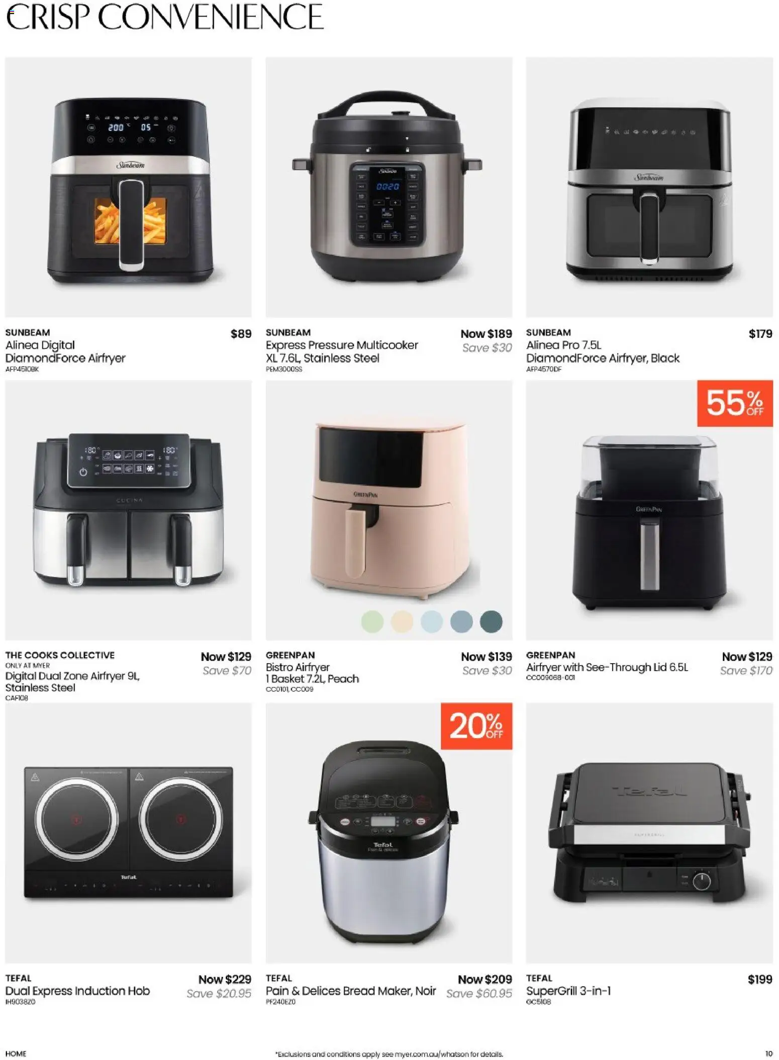 Myer catalogue - valid from 05.05.2026 | Page: 10 | Products: Basket, Bread, Peach, Digital