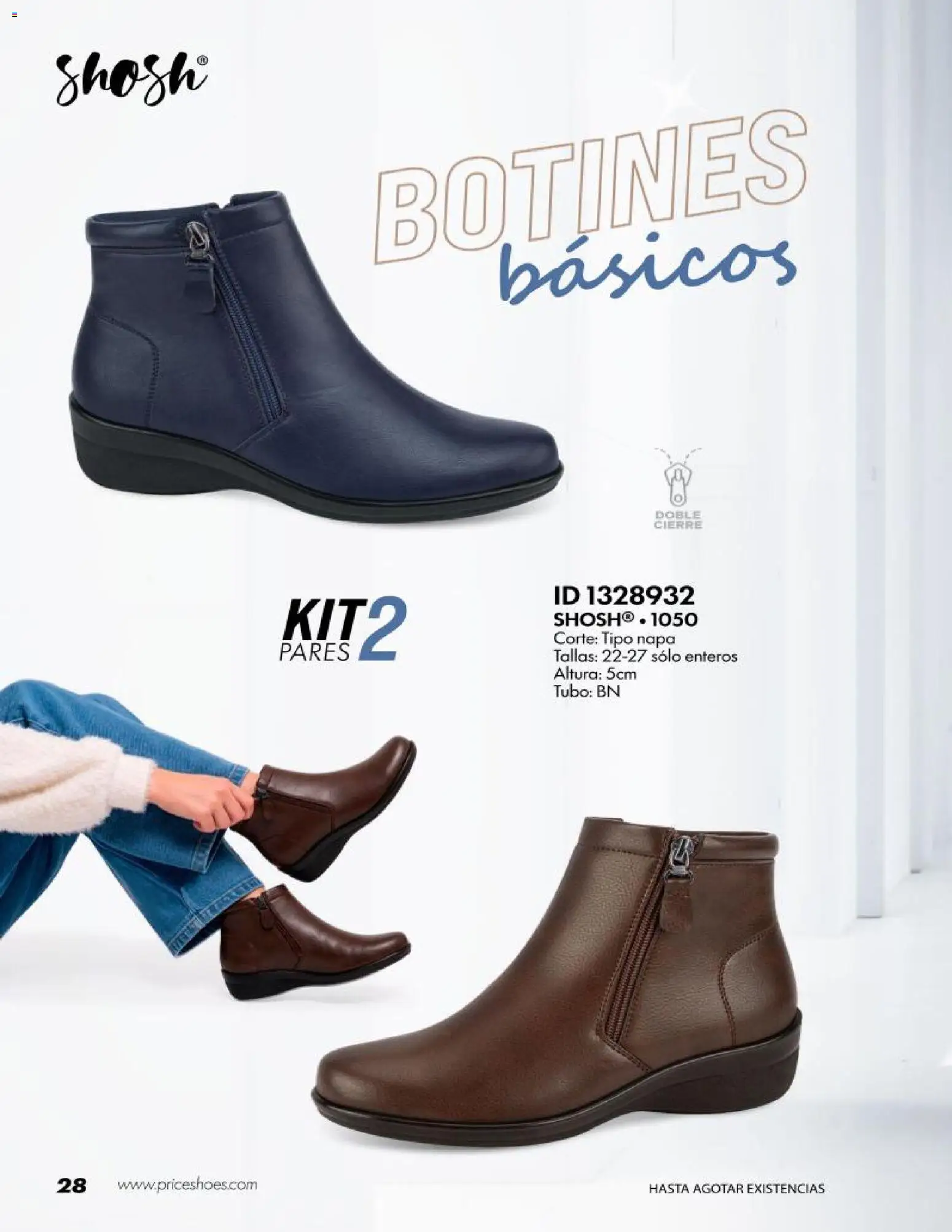 Nuevas ofertas de Price Shoes válidas en toda la República Mexicana desde el 20/10/2026. ¡Encuentra las mejores ofertas en Price Shoes catálogo Kit´s! | Página: 28