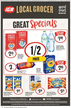 Preview of IGA Local Grocer NT/WA - valid from 20.05.2026 | Page: 2 | Products: Box, Butter, Water, Microwave