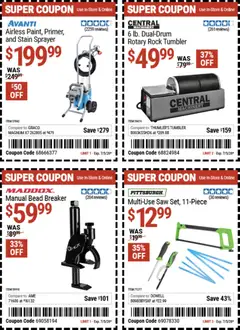 Preview of Harbor Freight weekly ads valid from 06/22/2026 | Page: 4 | Products: Saw