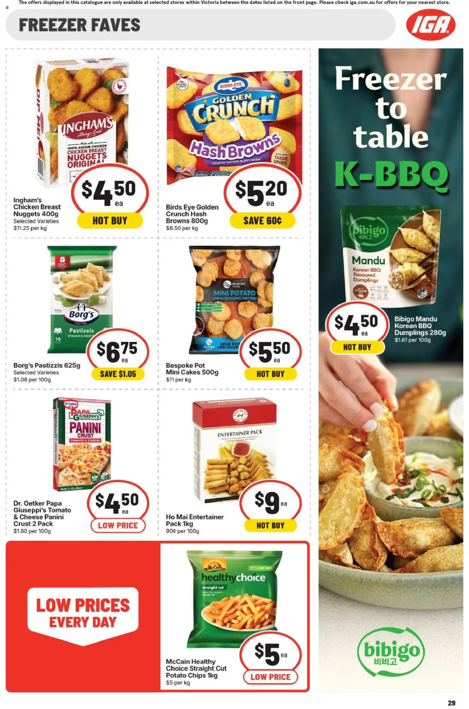 IGA catalogue - valid from 30/09/2026 | Page: 25 | Products: Table, Cheese, Chicken breast, Tomato