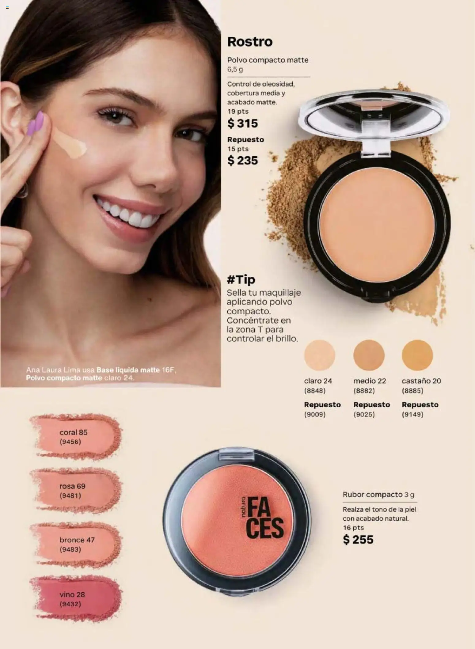 Nuevas ofertas de Natura válidas en toda la República Mexicana desde el 20/02/2026. ¡Encuentra las mejores ofertas en Natura campaña 4 2026! | Página: 64 | Productos: Polvo compacto, Vino, Maquillaje, Rubor