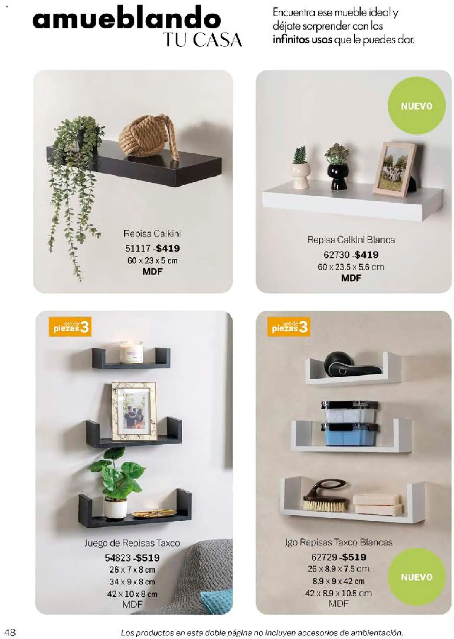 Nuevas ofertas de Vianney válidas en toda la República Mexicana desde el 14/09/2026. ¡Encuentra las mejores ofertas en Vianney catálogo Biasi! | Página: 50 | Productos: Repisa, Juego
