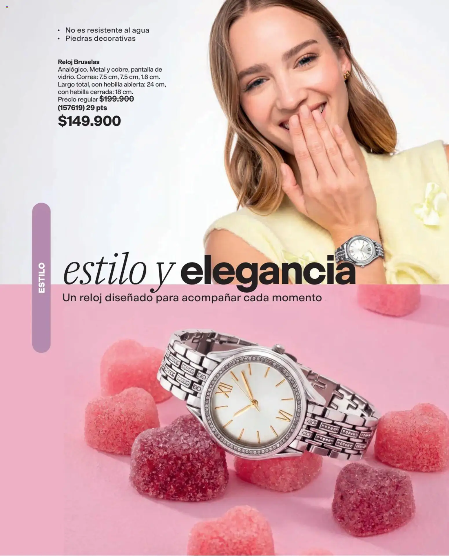 Avon revista - valida desde el 03/08/2026 | Página: 190 | Productos: Agua, Reloj, Hebilla