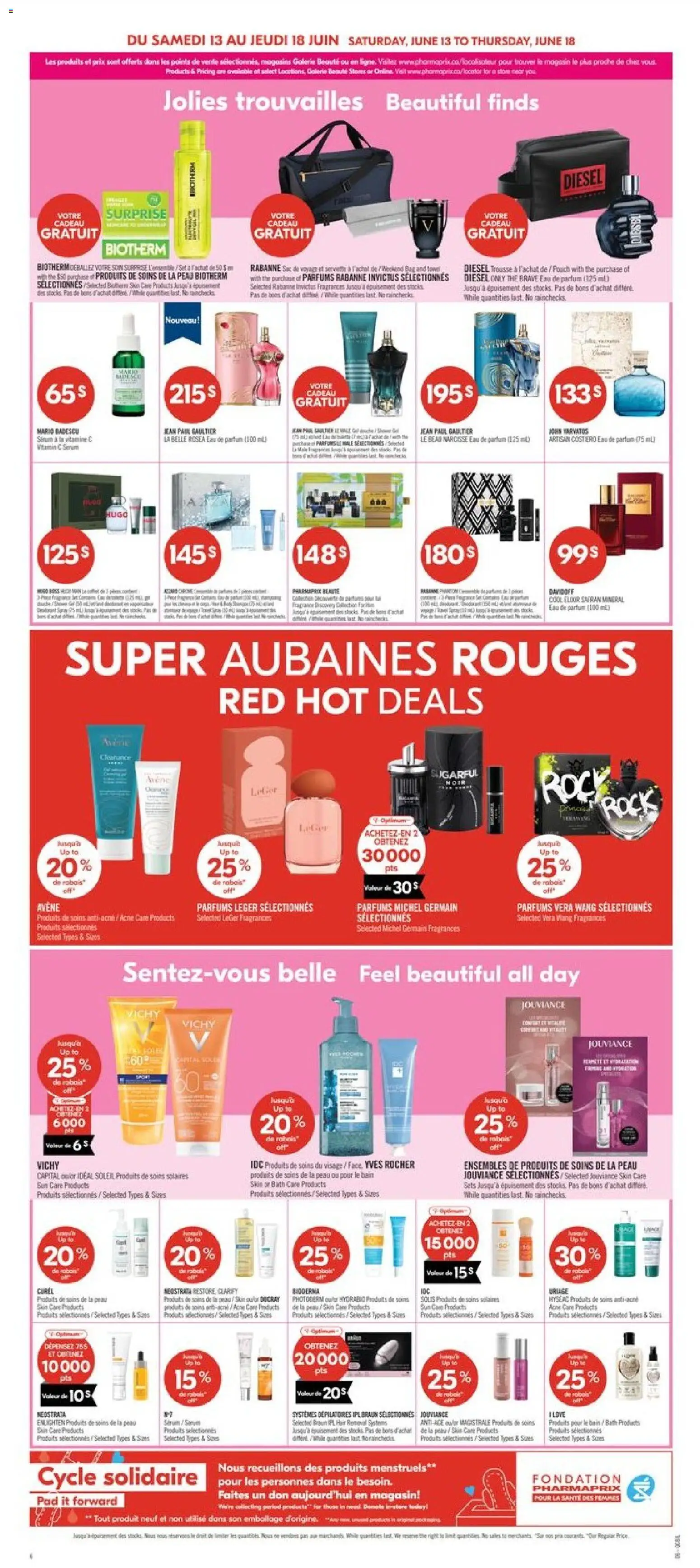Pharmaprix flyer valid from 12.06.2026 | Page: 10 | Products: Fragrance, Shampoo, Deodorant, Toilette