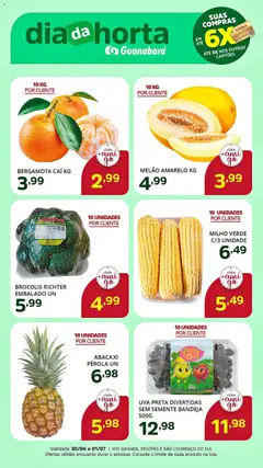 Supermercado Guanabara - Ofertas da semana - Pré-Visualização do folheto da loja Supermercado Guanabara, válido de 30/06/2026