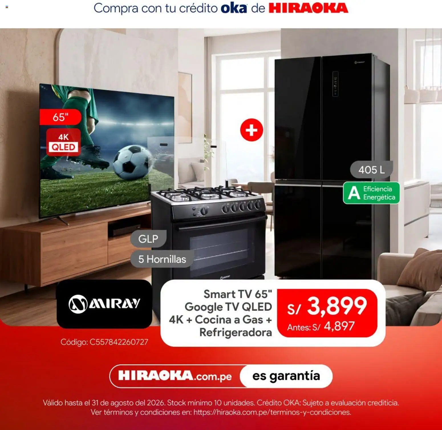 Catálogo Hiraoka válido desde 25/08/2026 | Página: 4 | Productos: Cocina