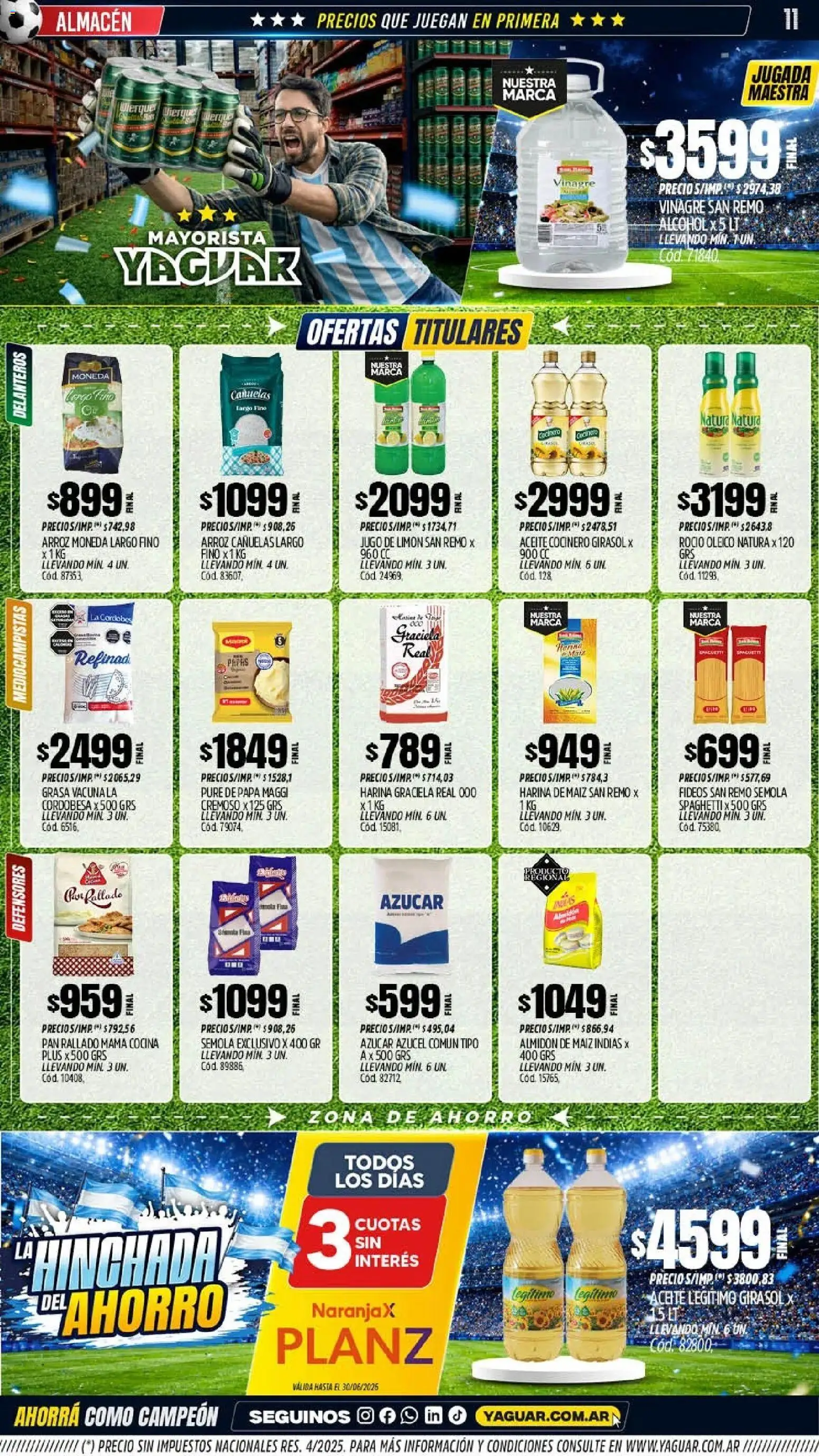 Yaguar - Oferta Semanal San Juan │ válido desde el 22/06/2026 | Página: 11