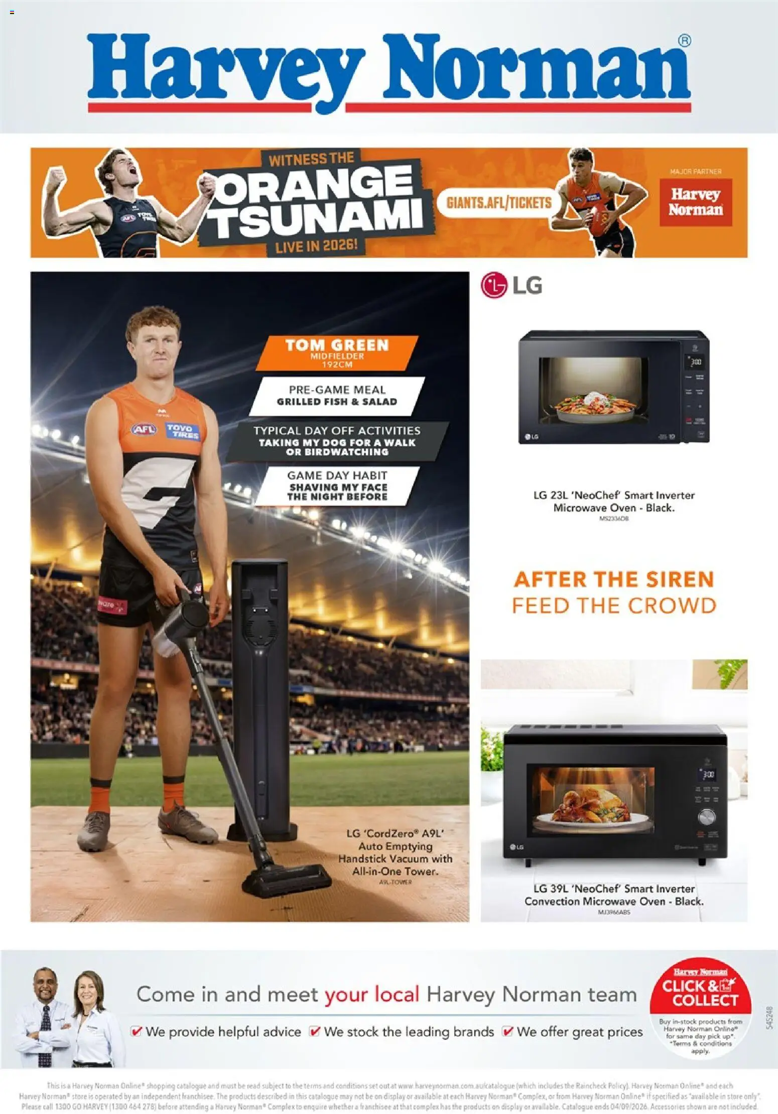 Harvey Norman catalogue - valid from 25/03/2026 | Page: 8 | Products: Fish, Salad, Oven, Microwave