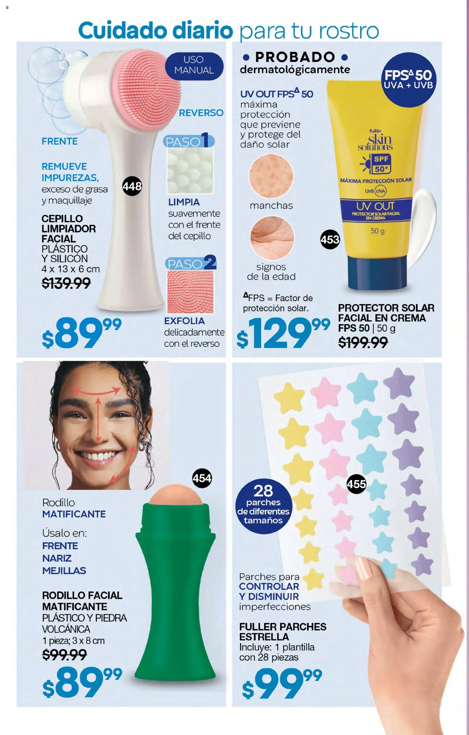 Nuevas ofertas de Fuller válidas en toda la República Mexicana desde el 05/08/2026. ¡Encuentra las mejores ofertas en Fuller campaña 9 2026! | Página: 100 | Productos: Cepillo, Uva, Maquillaje, Protector solar
