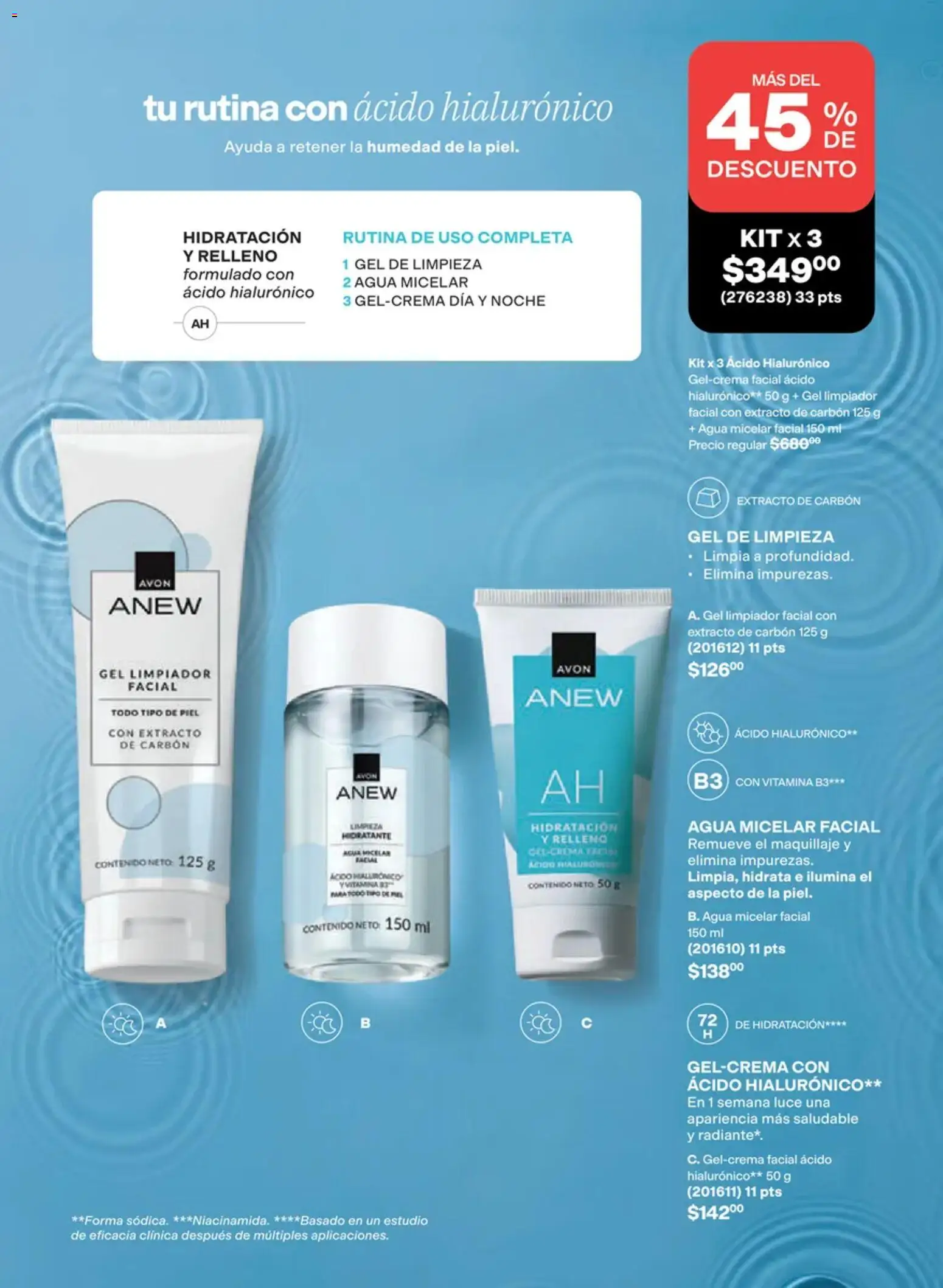 Nuevas ofertas de AVON válidas en toda la República Mexicana desde el 02/10/2026. ¡Encuentra las mejores ofertas en AVON campaña 15 2026! | Página: 99 | Productos: Limpiador, Radiante, Limpiador facial, Maquillaje