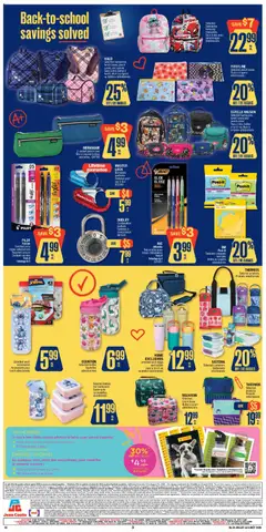 Preview of Jean Coutu flyer - School Booklet from shop Jean Coutu valid from Jul 30, 2026 | Page: 3