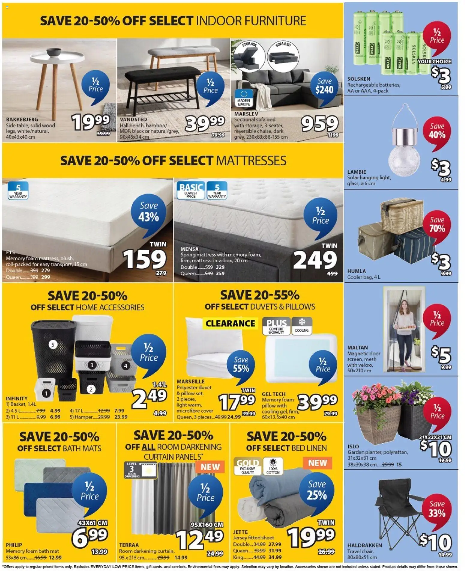 JYSK flyer valid from Jul 16, 2026 | Page: 2 | Products: Bed, Mattress, Sofa, Bath