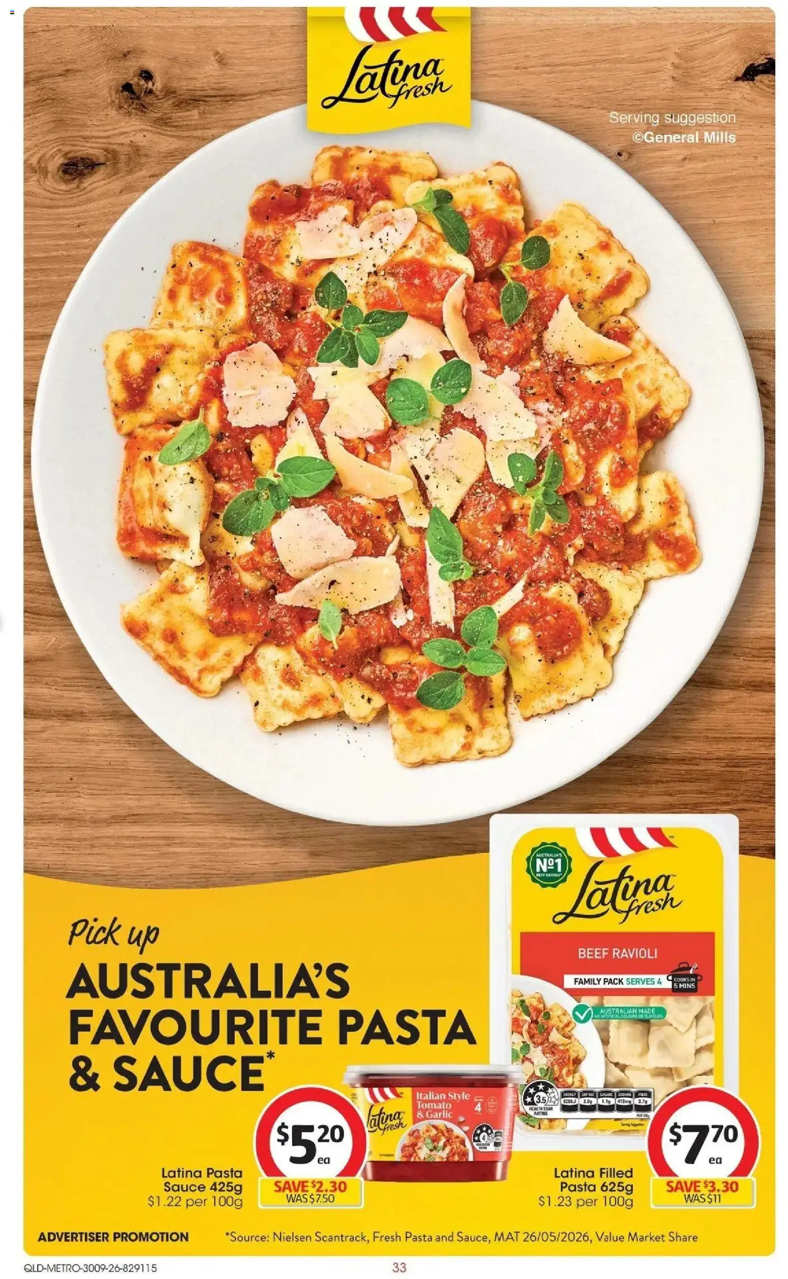 Coles catalogue - valid from 30/09/2026 | Page: 33 | Products: Beef, Pasta, Sauce, Garlic