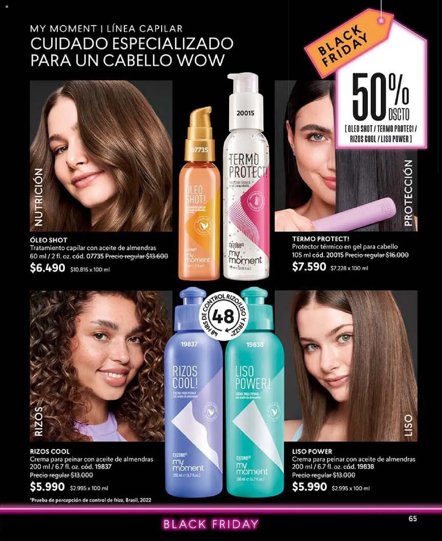 Catálogo CyZone Campaña 16 │ válido desde el 28.09.2026 | Página: 65 | Productos: Termo, Almendras, Aceite, Crema