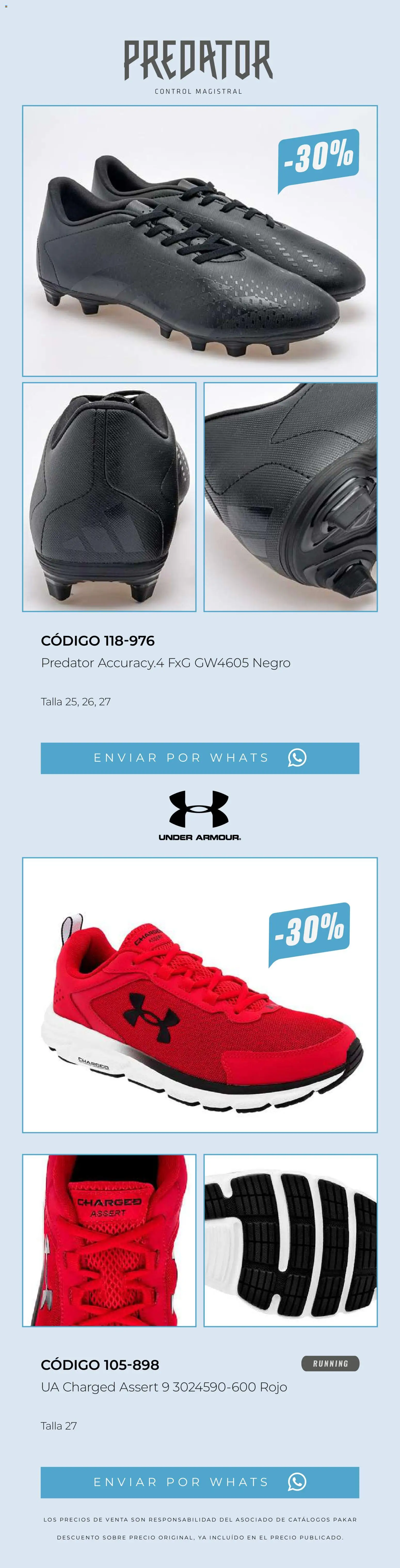 Nuevas ofertas de SC Pakar válidas en toda la República Mexicana desde el 13.03.2026. ¡Encuentra las mejores ofertas en SC Pakar catálogo Últimos pares premium ! | Página: 58